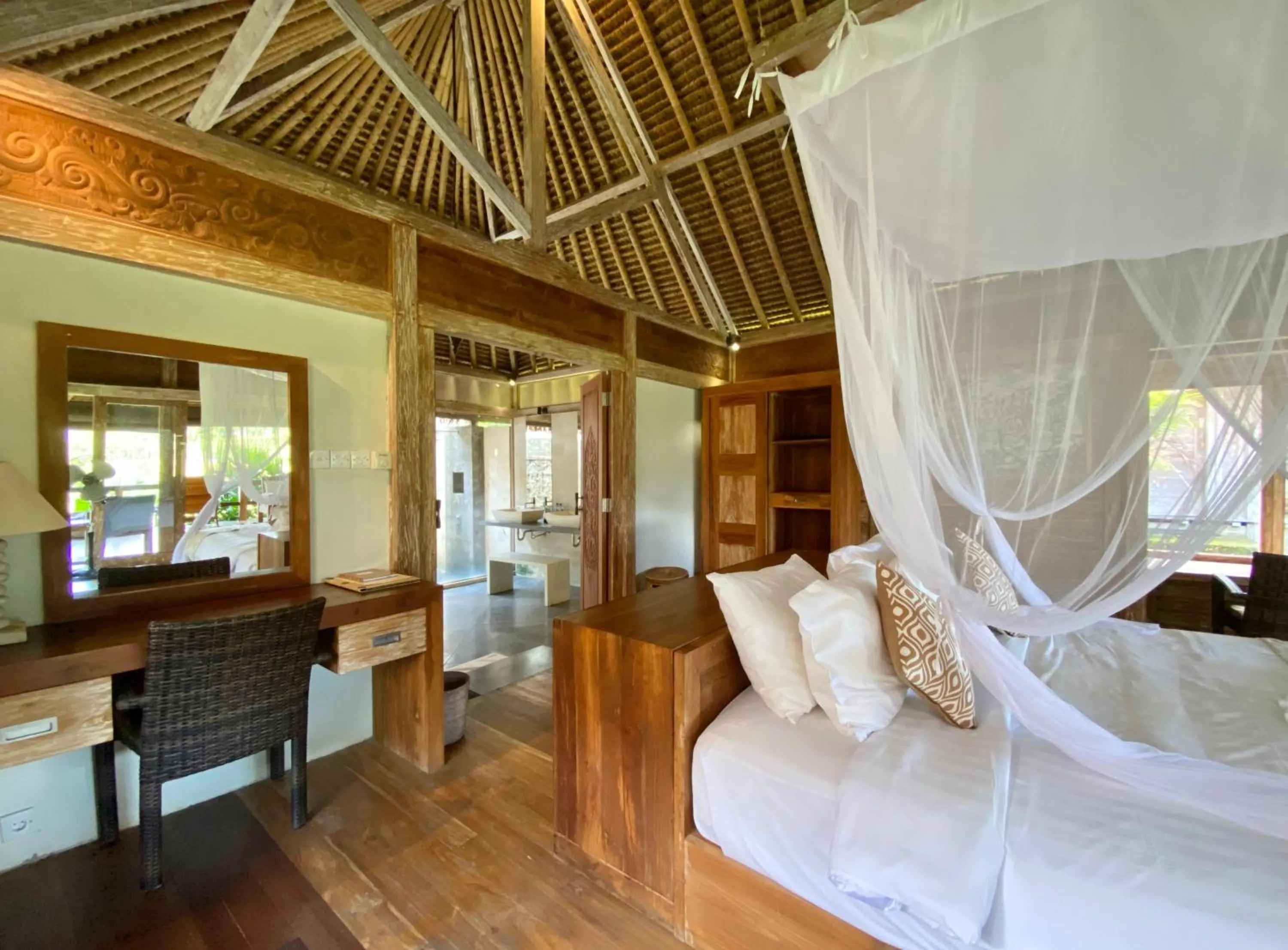 Bedroom, Bed in Sawah Indah Villa