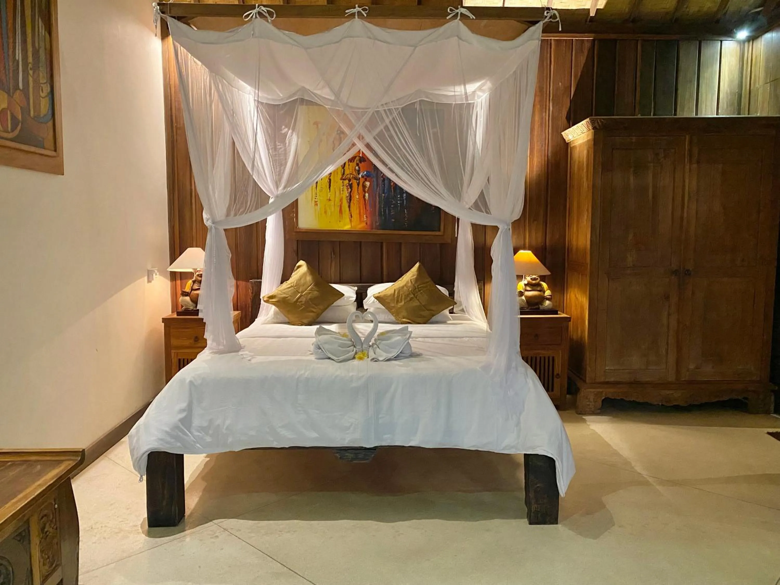 Bedroom, Bed in Sawah Indah Villa