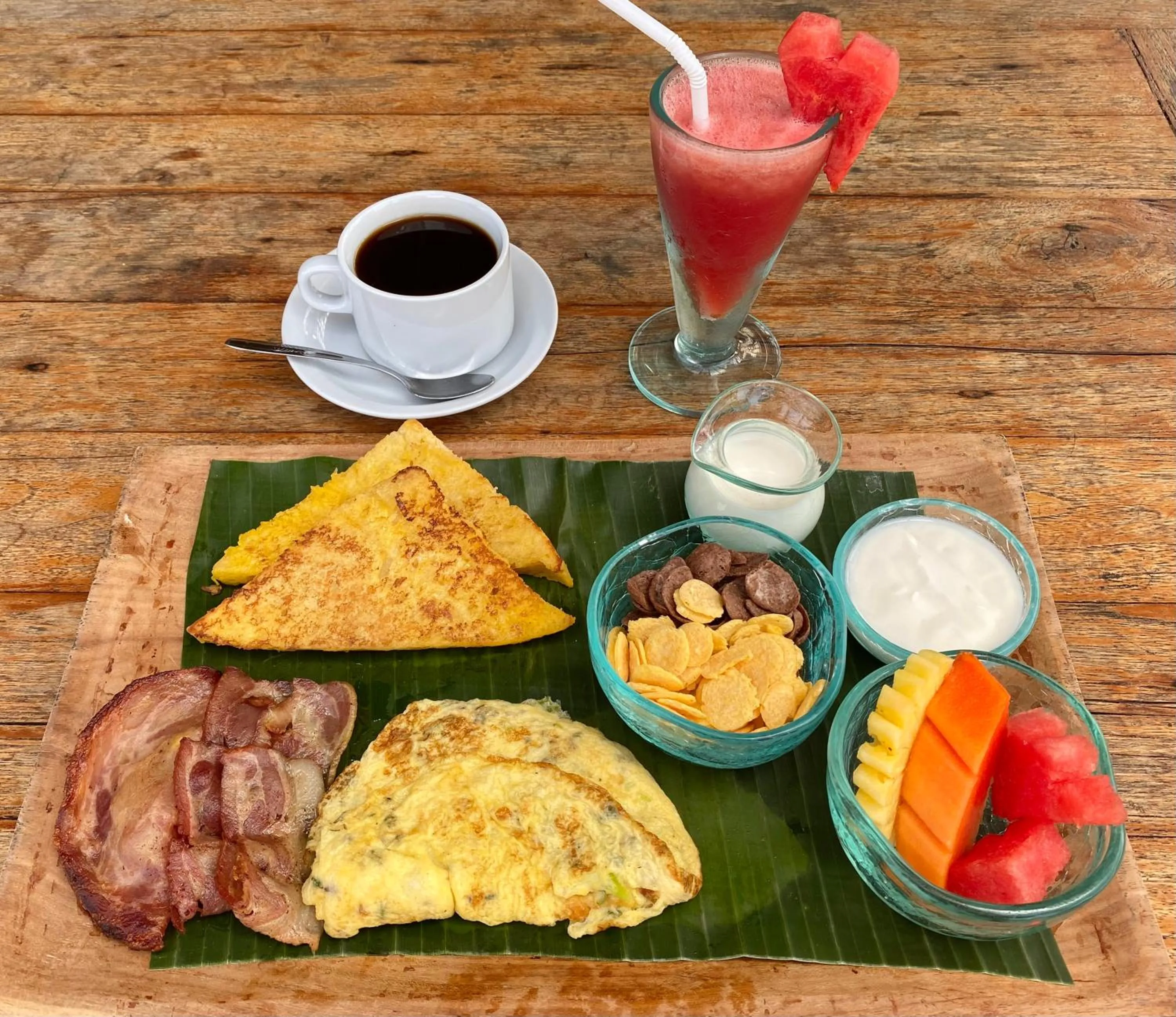 Breakfast in Sawah Indah Villa