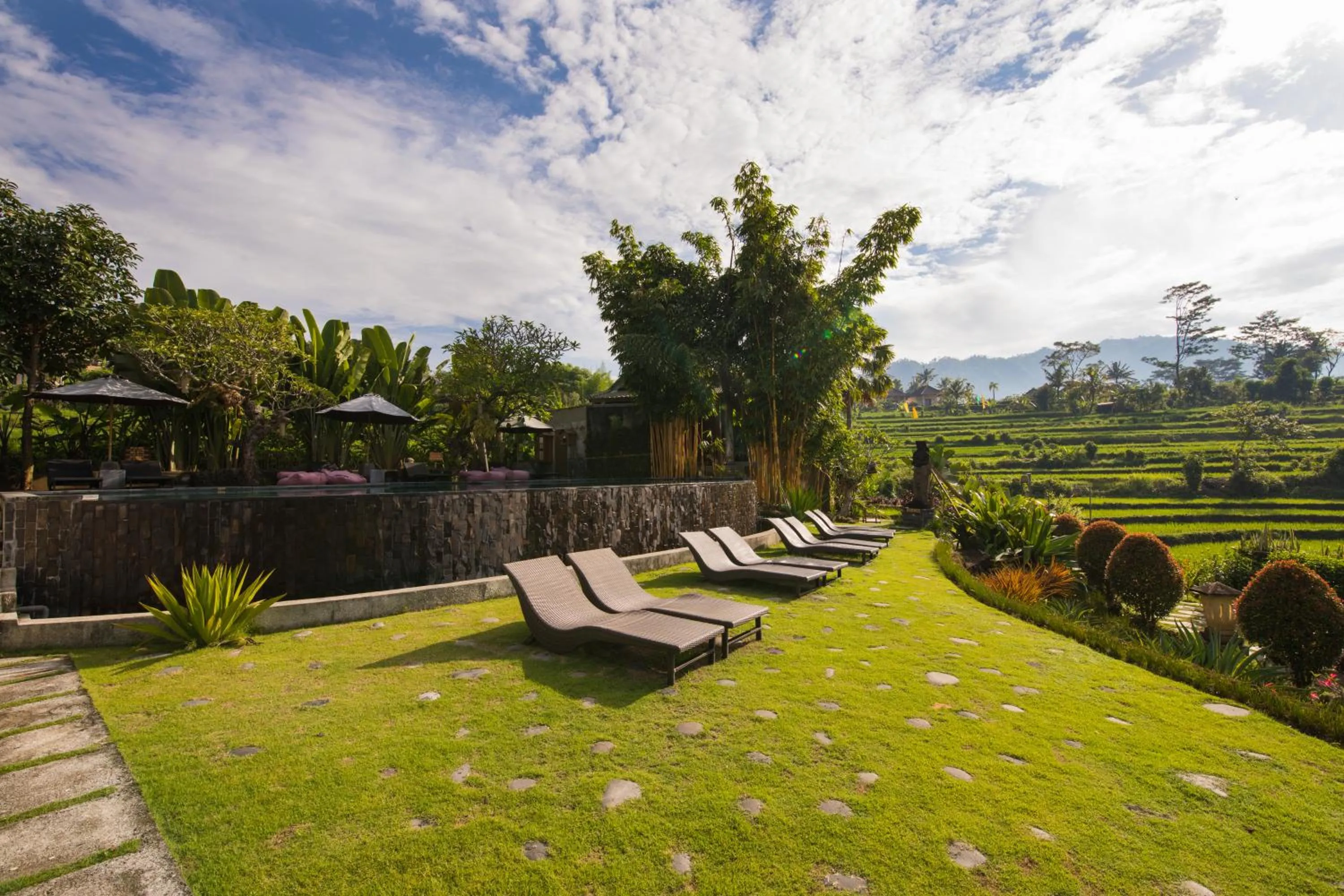 Garden in Sawah Indah Villa
