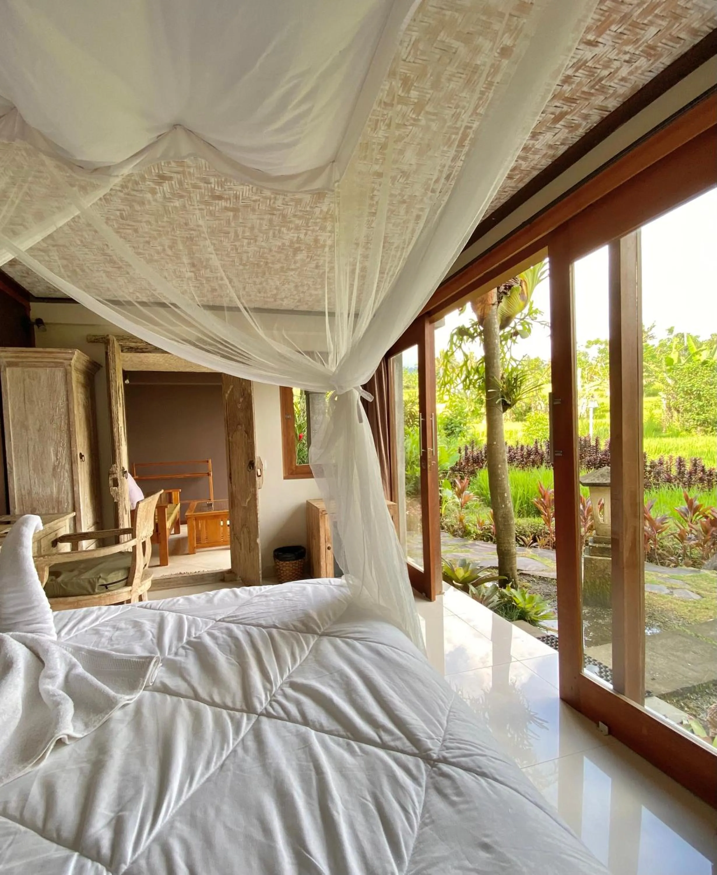 Bedroom, Bed in Sawah Indah Villa