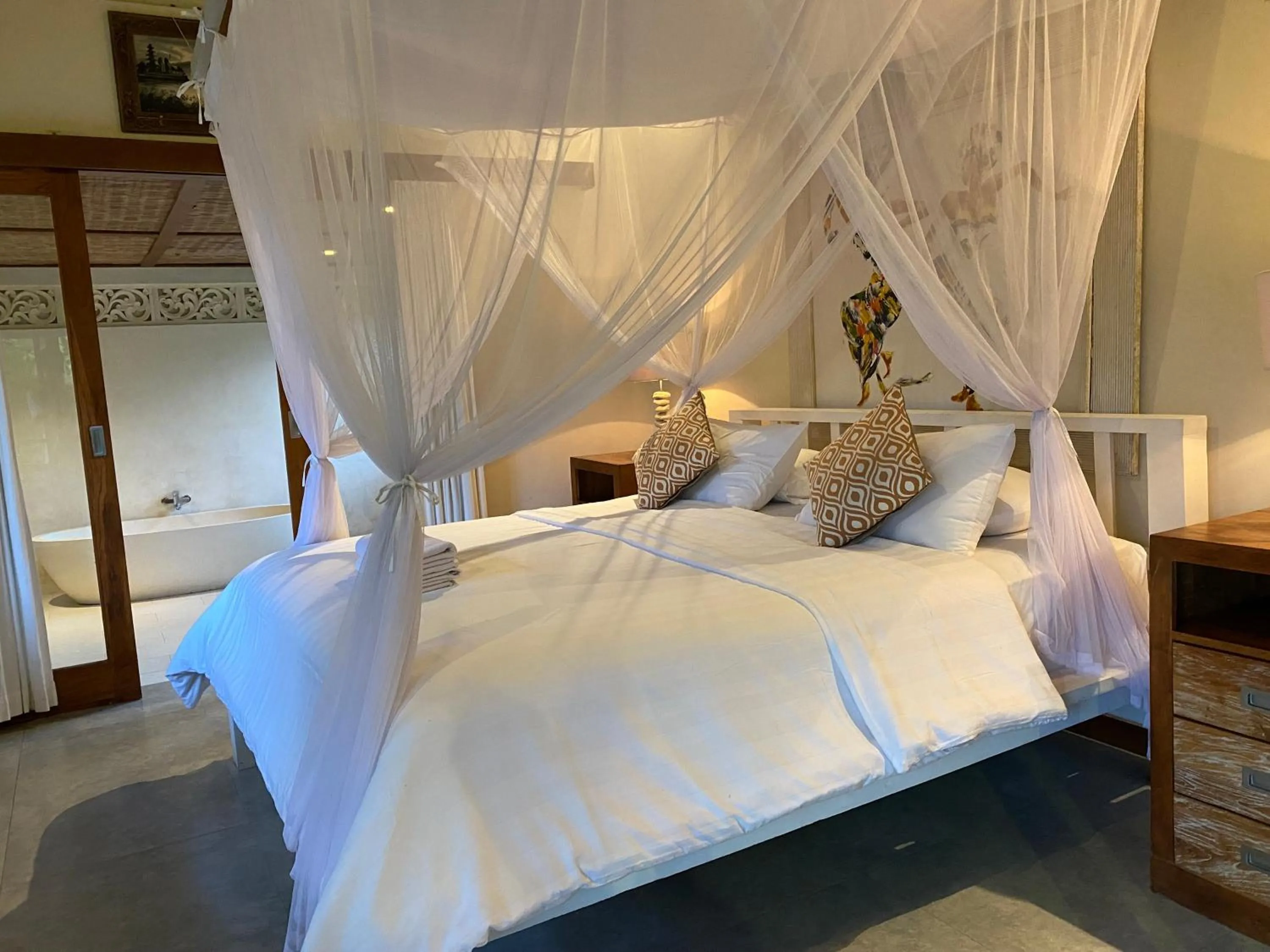 Bedroom, Bed in Sawah Indah Villa