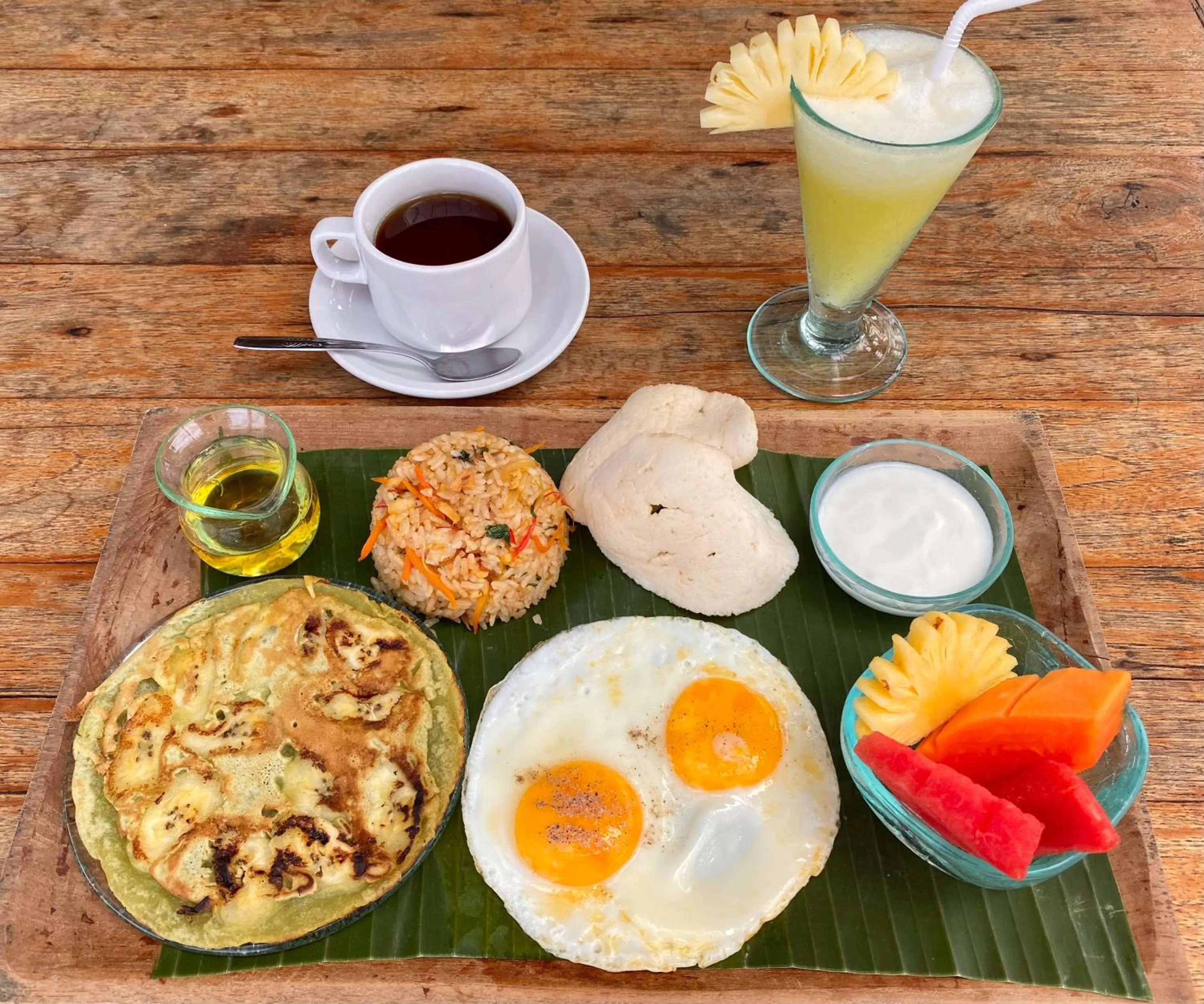 Breakfast in Sawah Indah Villa