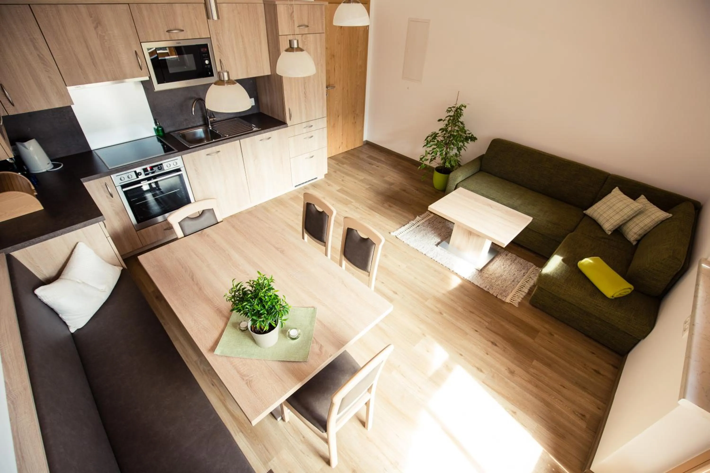Kitchen or kitchenette in Appartemets Hauserbauer