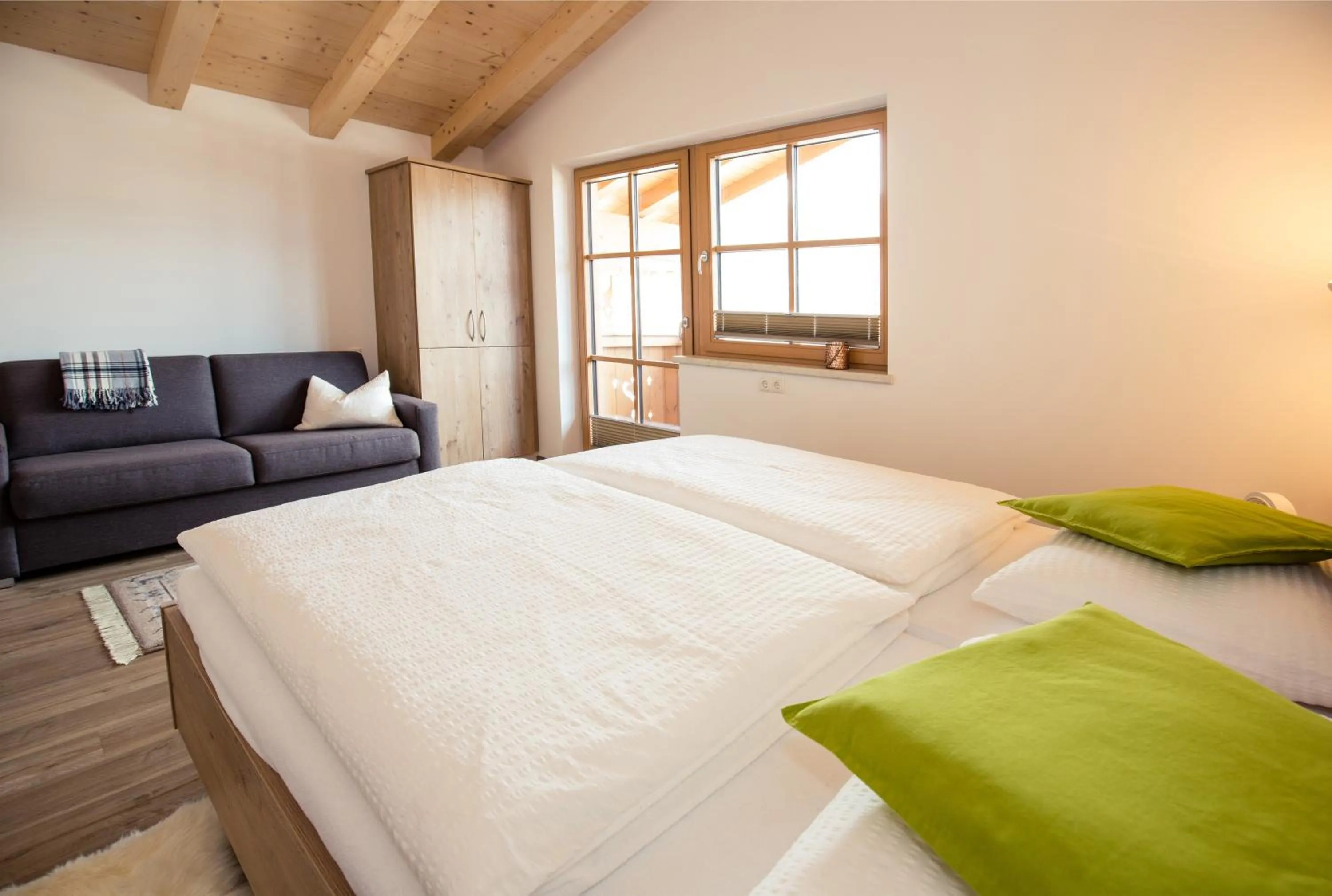 Bed in Appartemets Hauserbauer