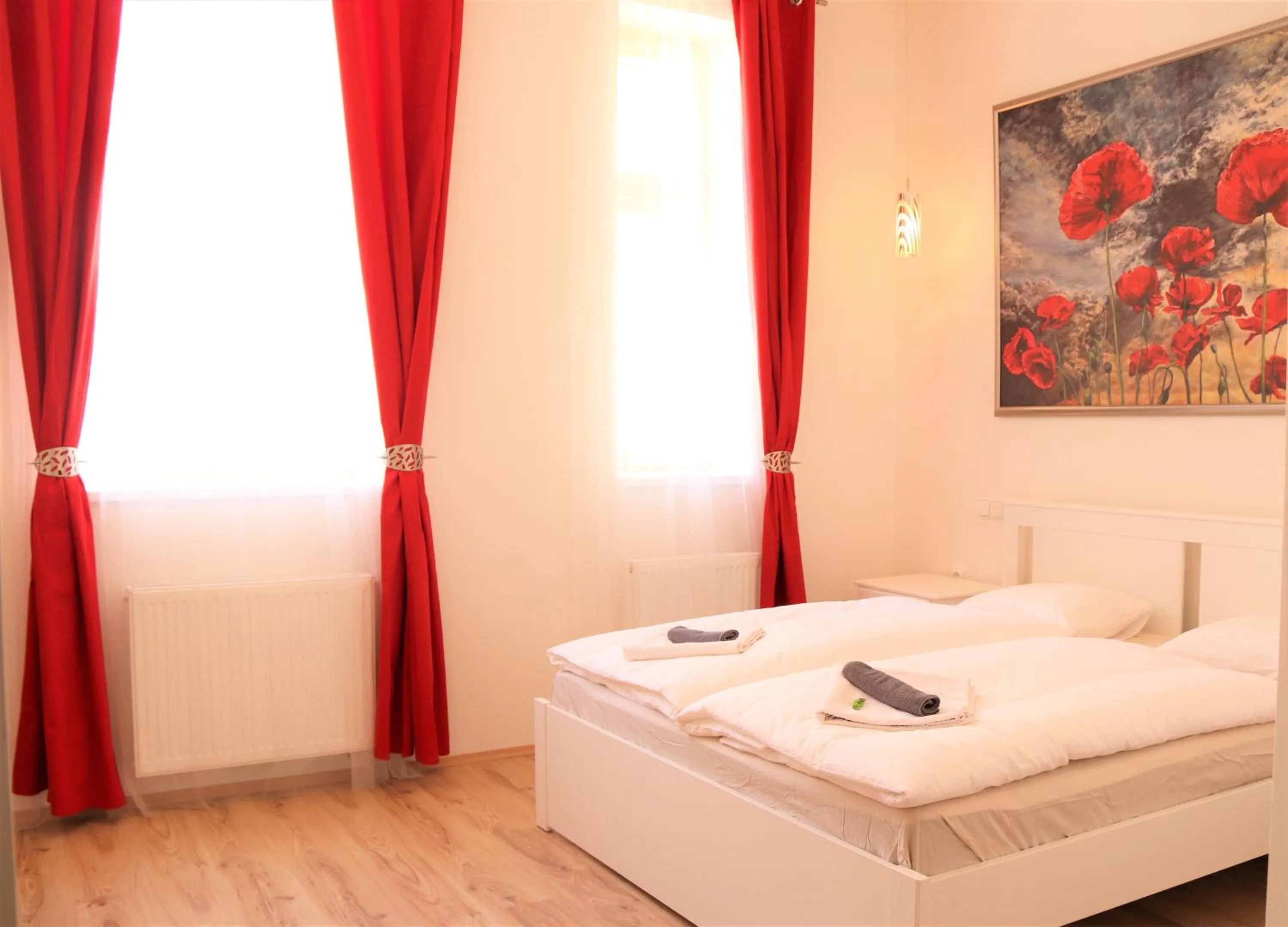 Bed in Flowers apartments