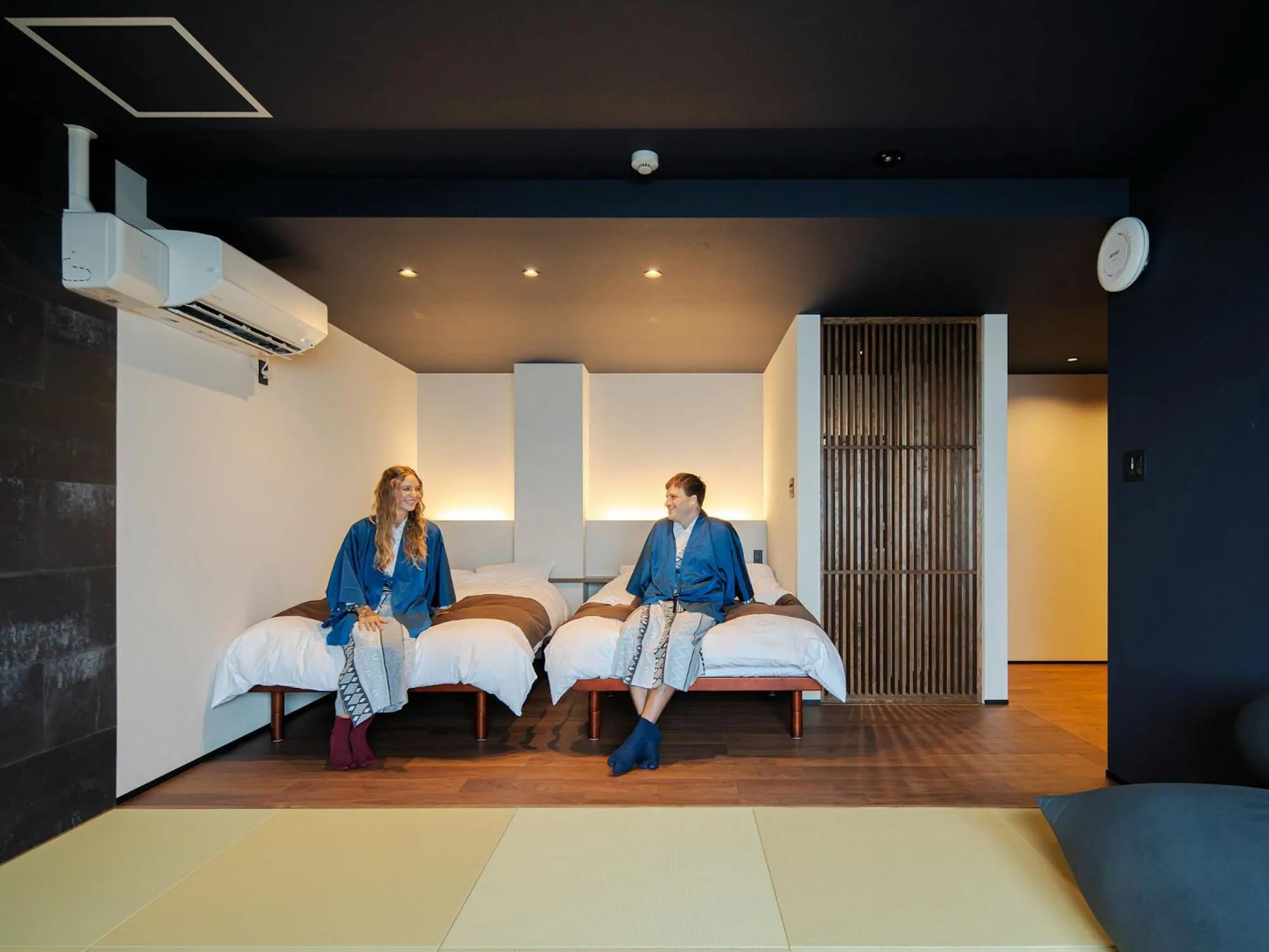 People, Bed in Yunoyado Mochizuki