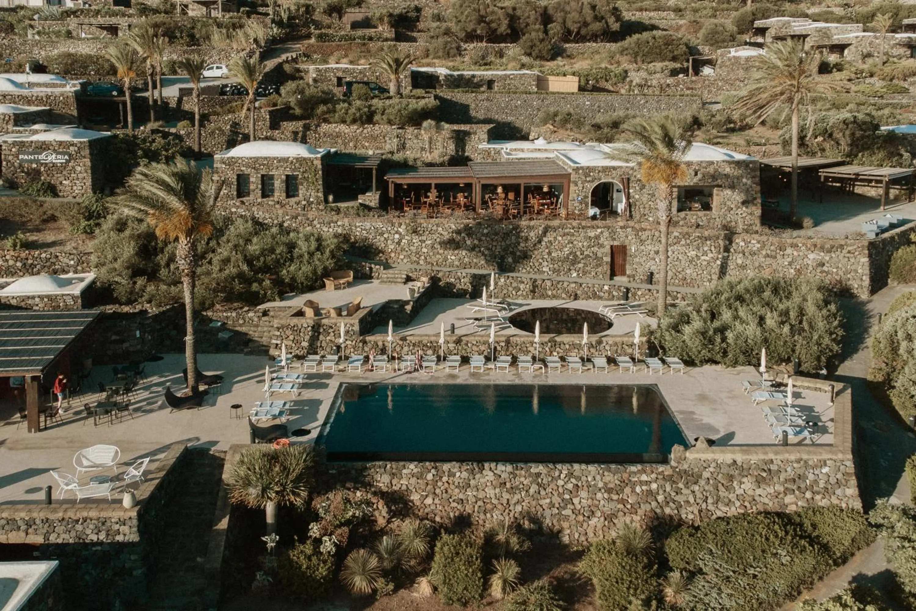 Bird's eye view in Pantelleria Dream Resort