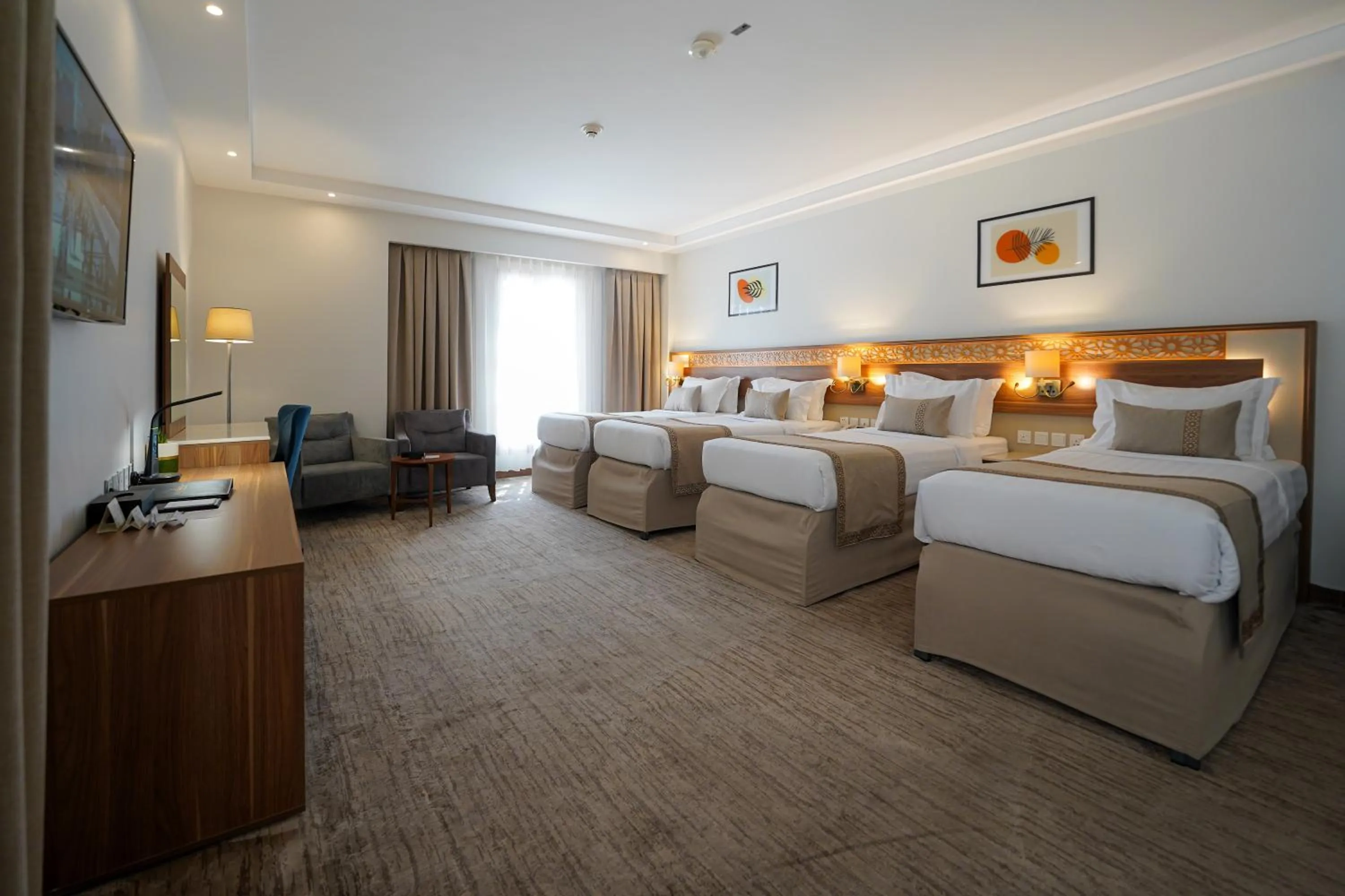 Bed in Le Bosphorus Hotel - Waqf Safi