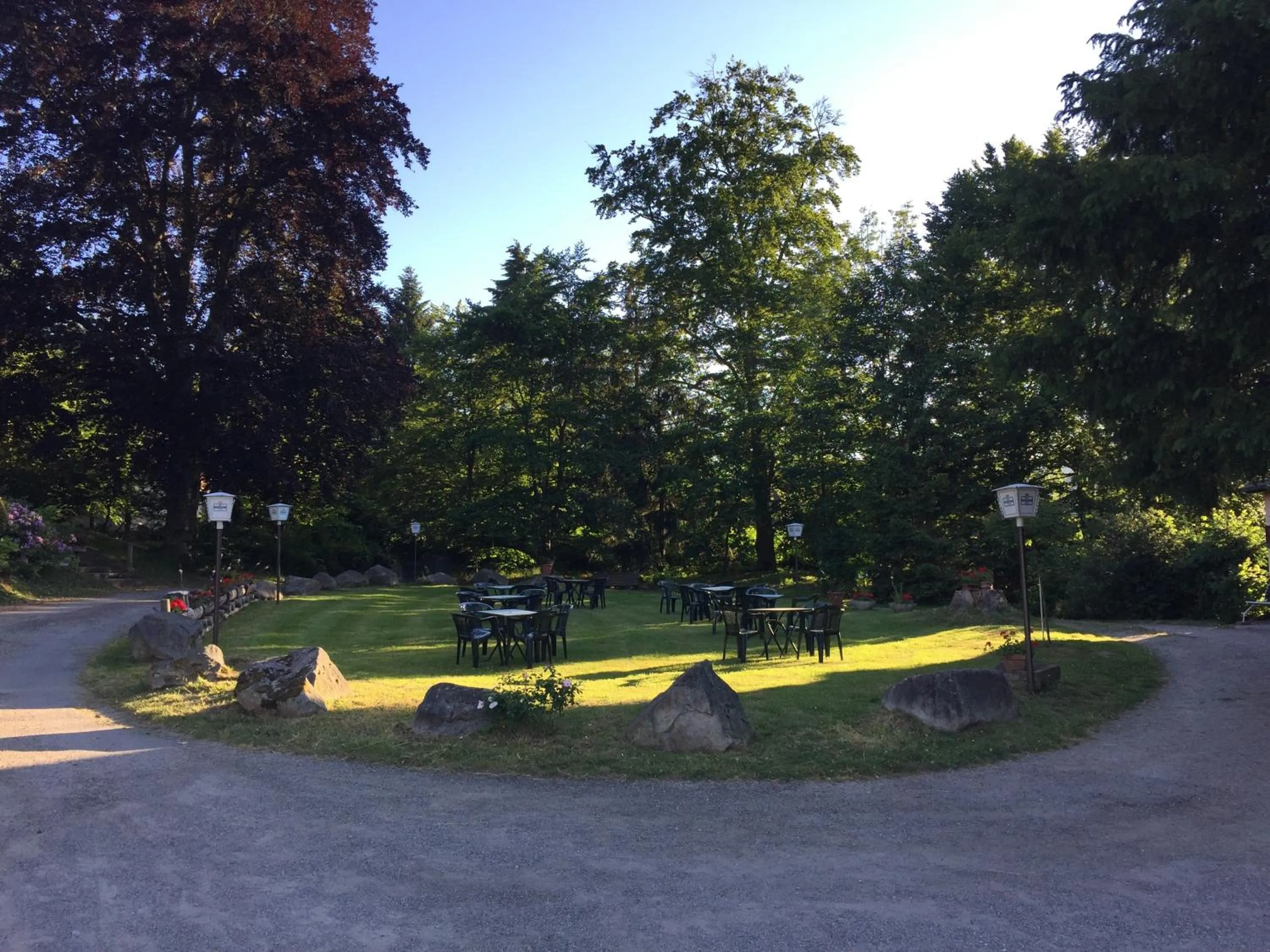Garden view in Le Chalet
