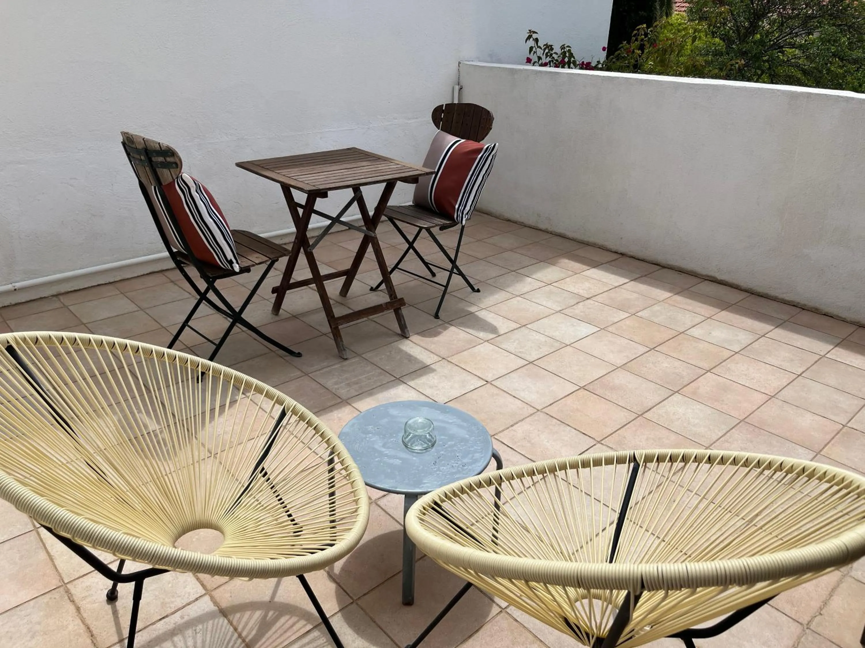 Balcony/Terrace in hôtel Le Synaya