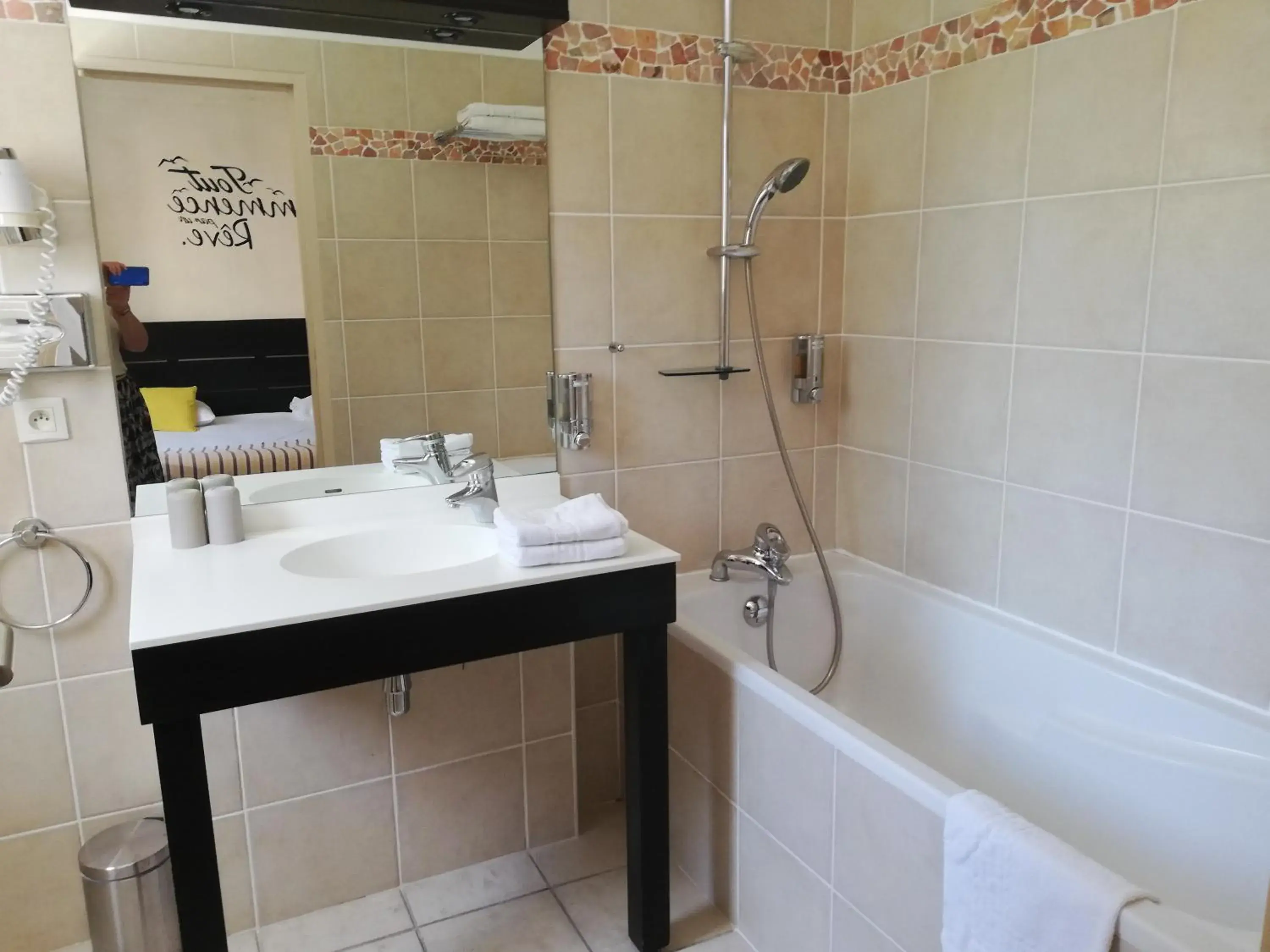 Standard Double Room in Logis Hôtel Synaya Standard Double Room in Logis Hôtel Synaya