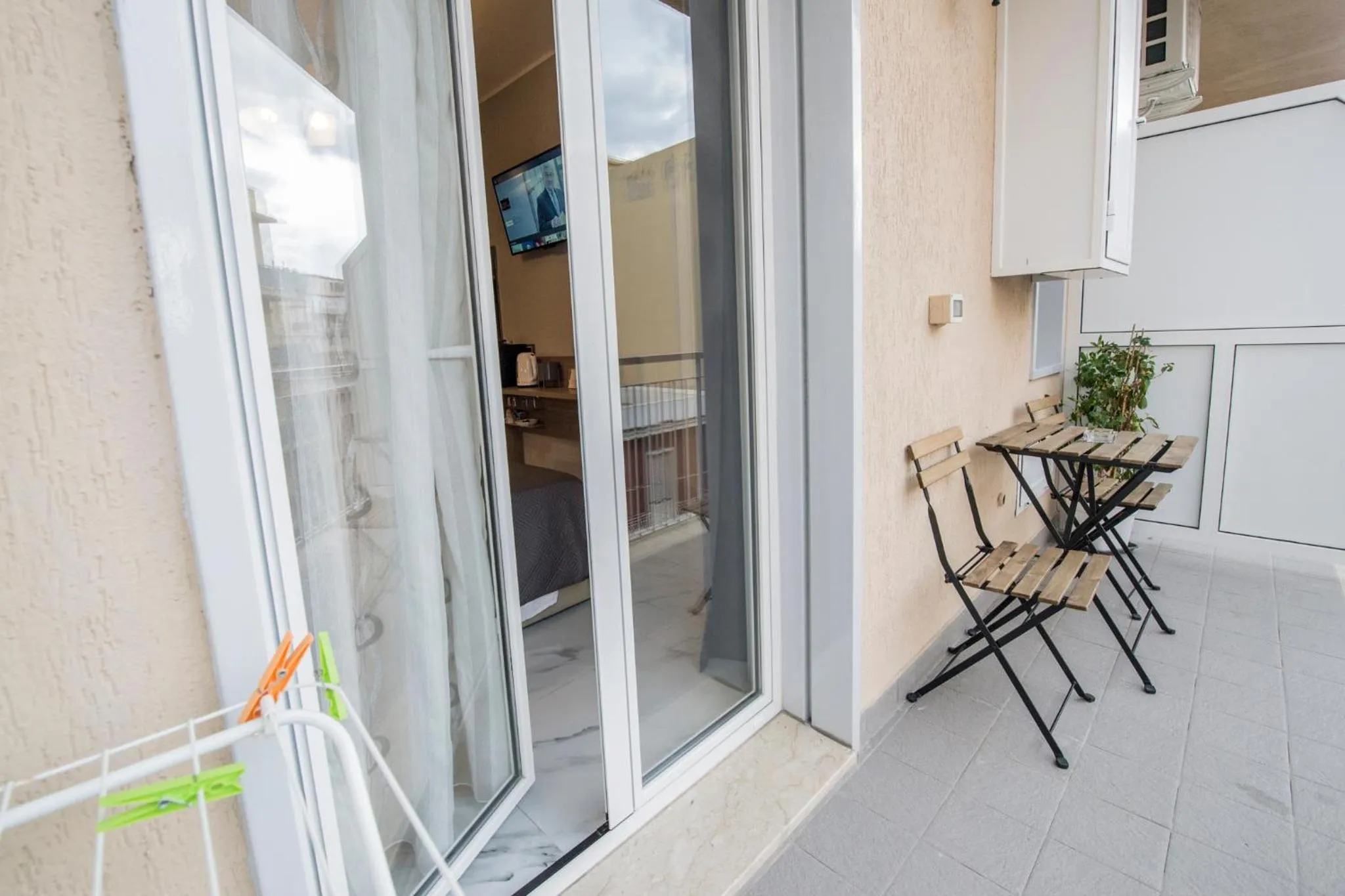 Balcony/Terrace in Eolian Port B&B