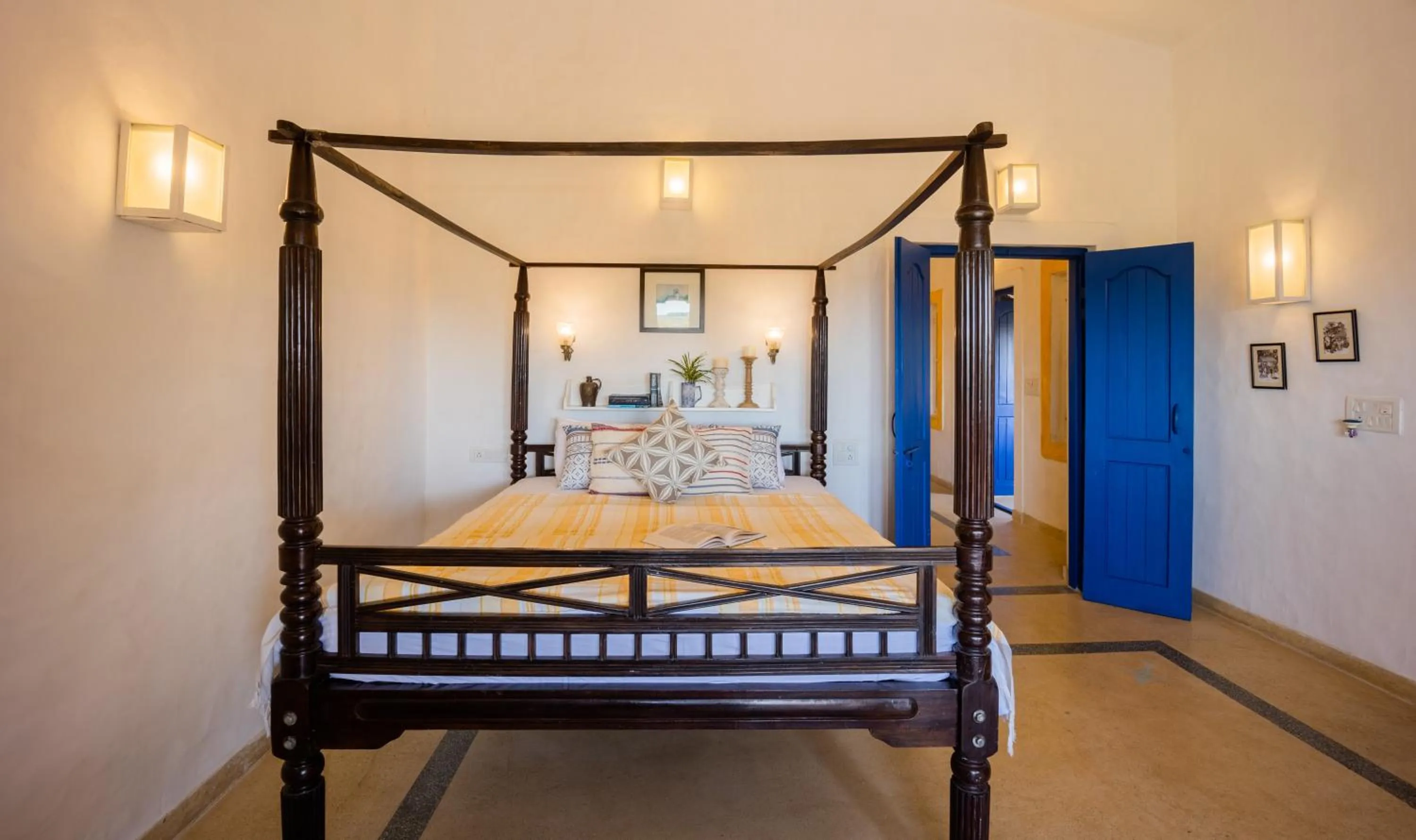 Bedroom, Bed in Wildflower Goa