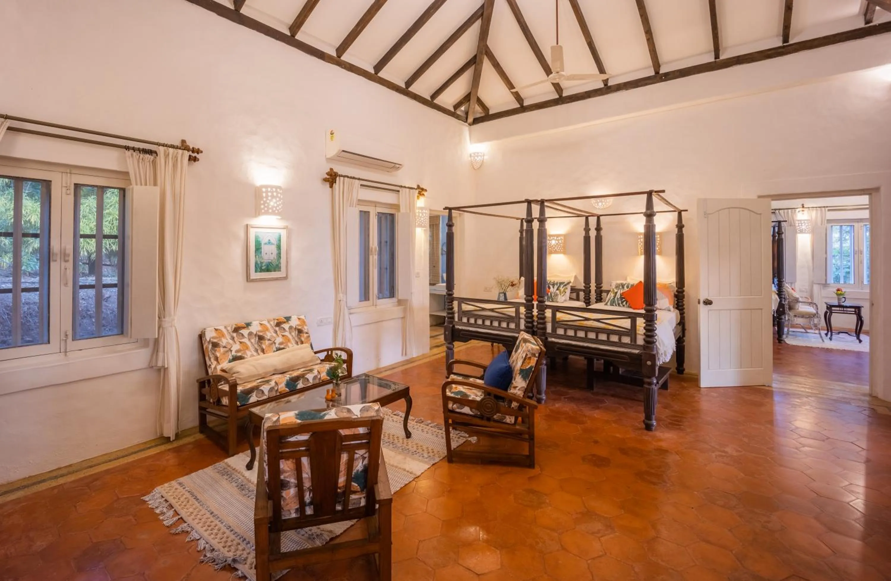 Bedroom in Wildflower Goa