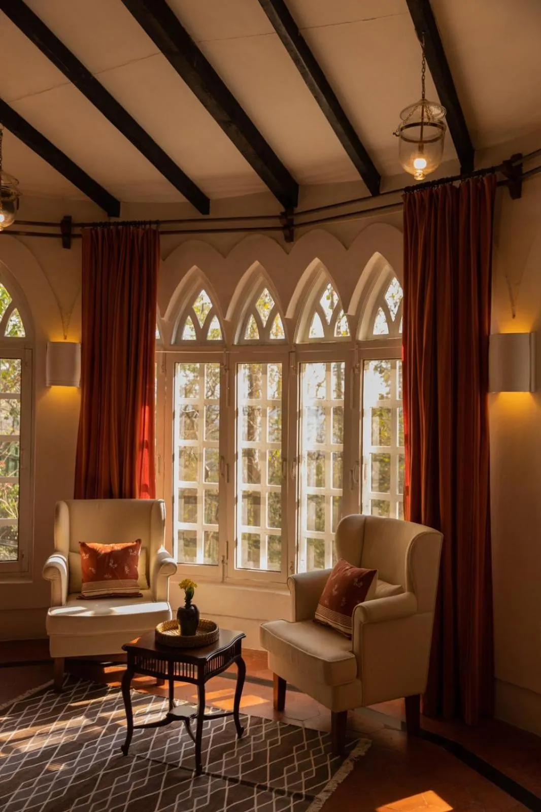 Seating area in Wildflower Goa