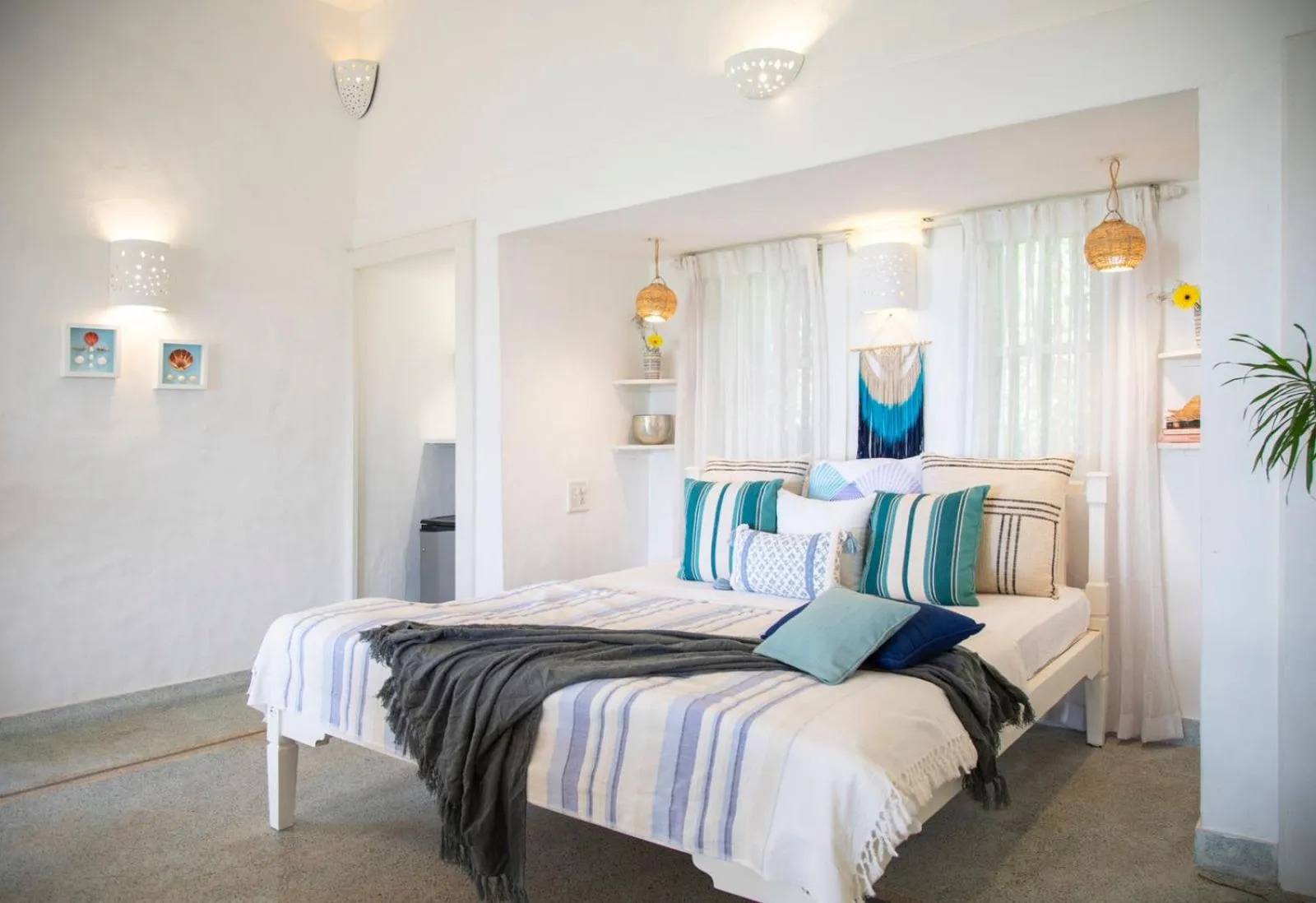 Bedroom, Bed in Wildflower Goa