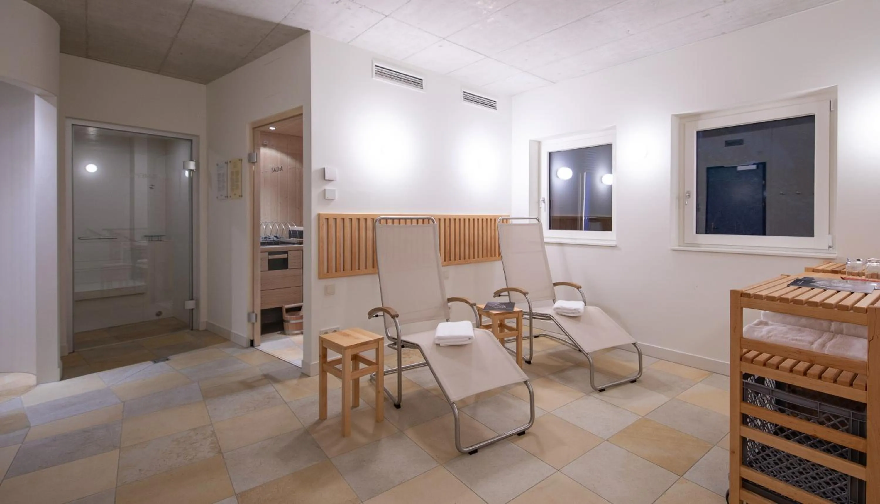 Sauna in Der Erlhof Restaurant & Landhotel