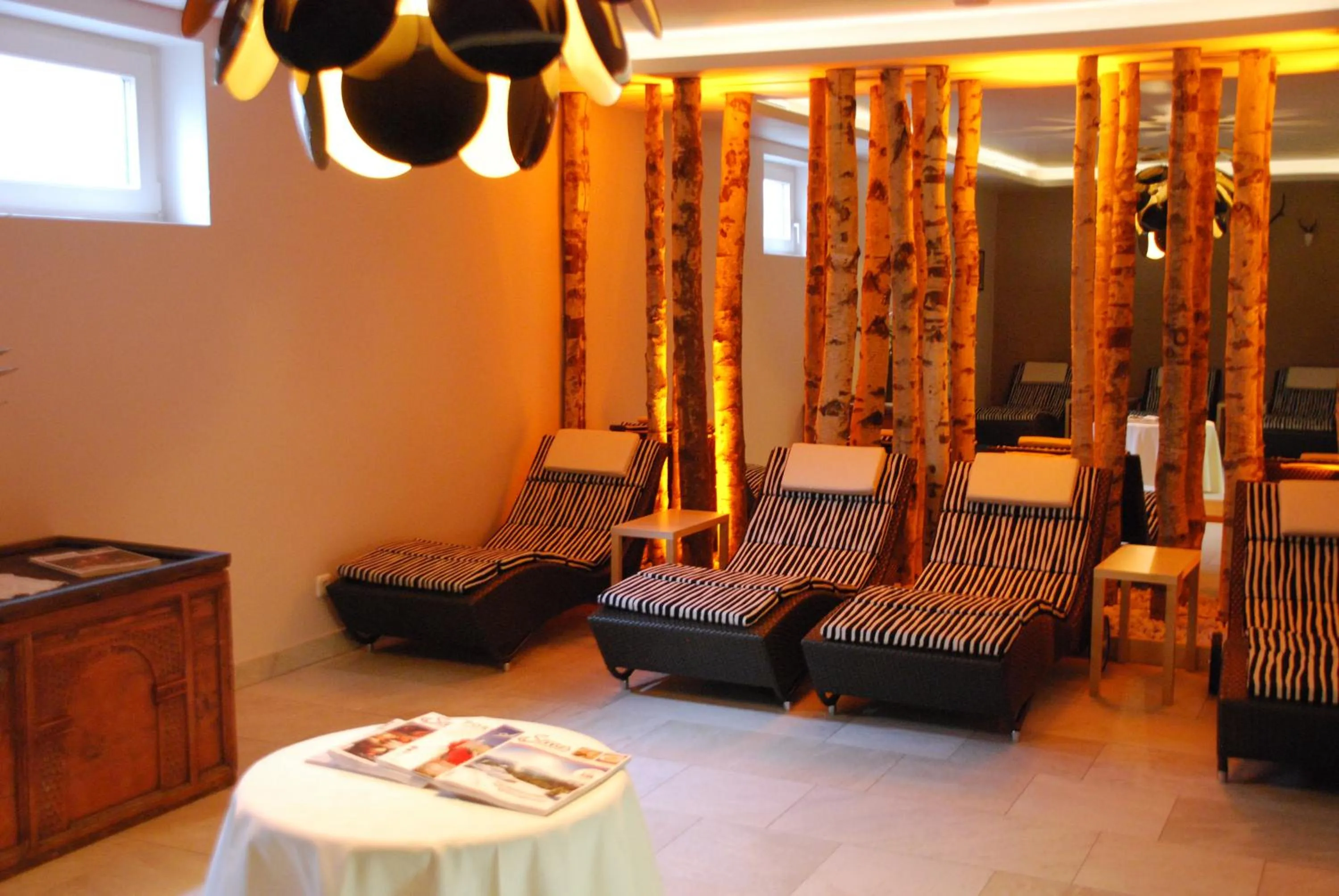 Sauna in Der Erlhof Restaurant & Landhotel