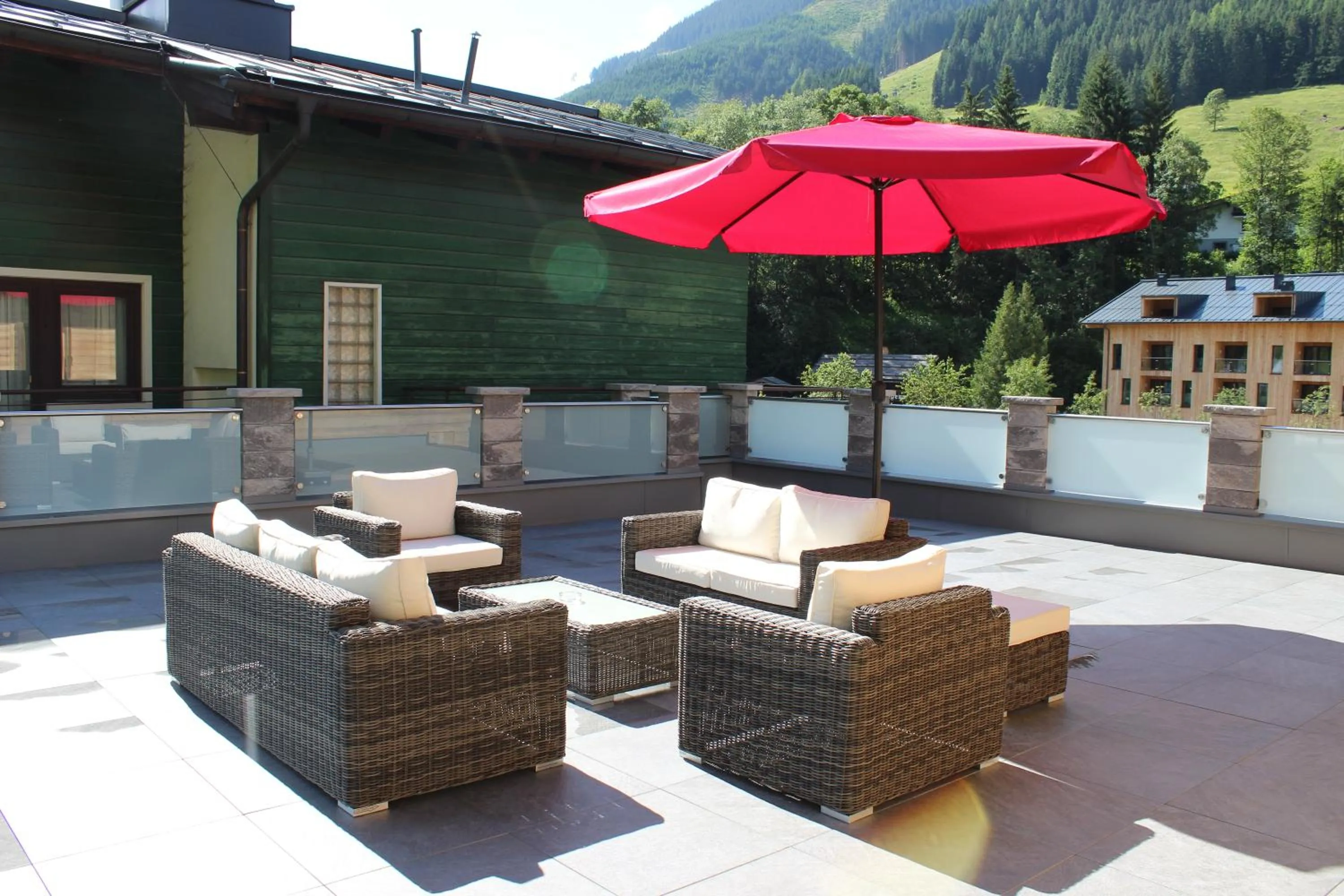 Balcony/Terrace in Pension Michael