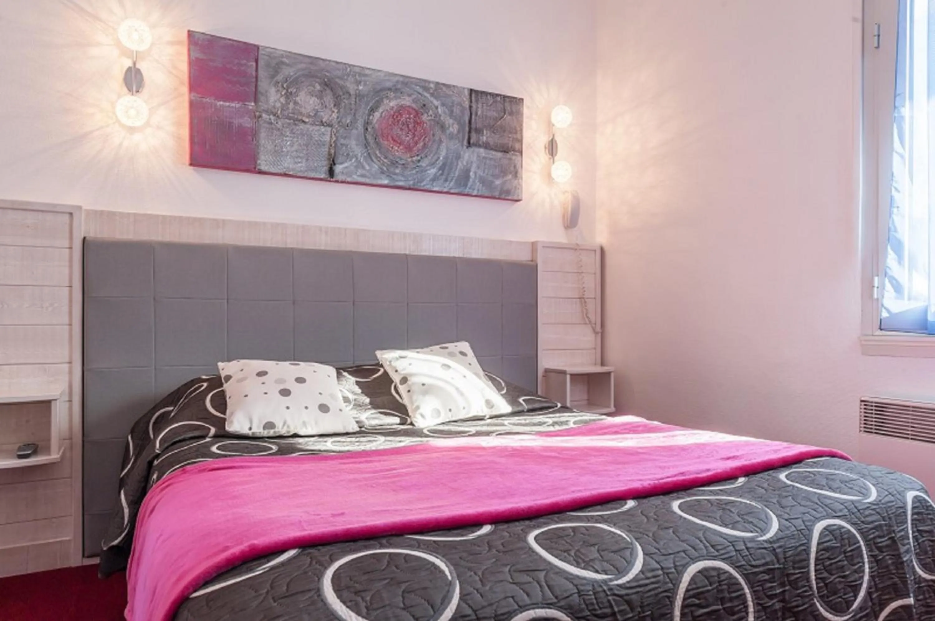 Bedroom, Bed in Hôtel de la Plage