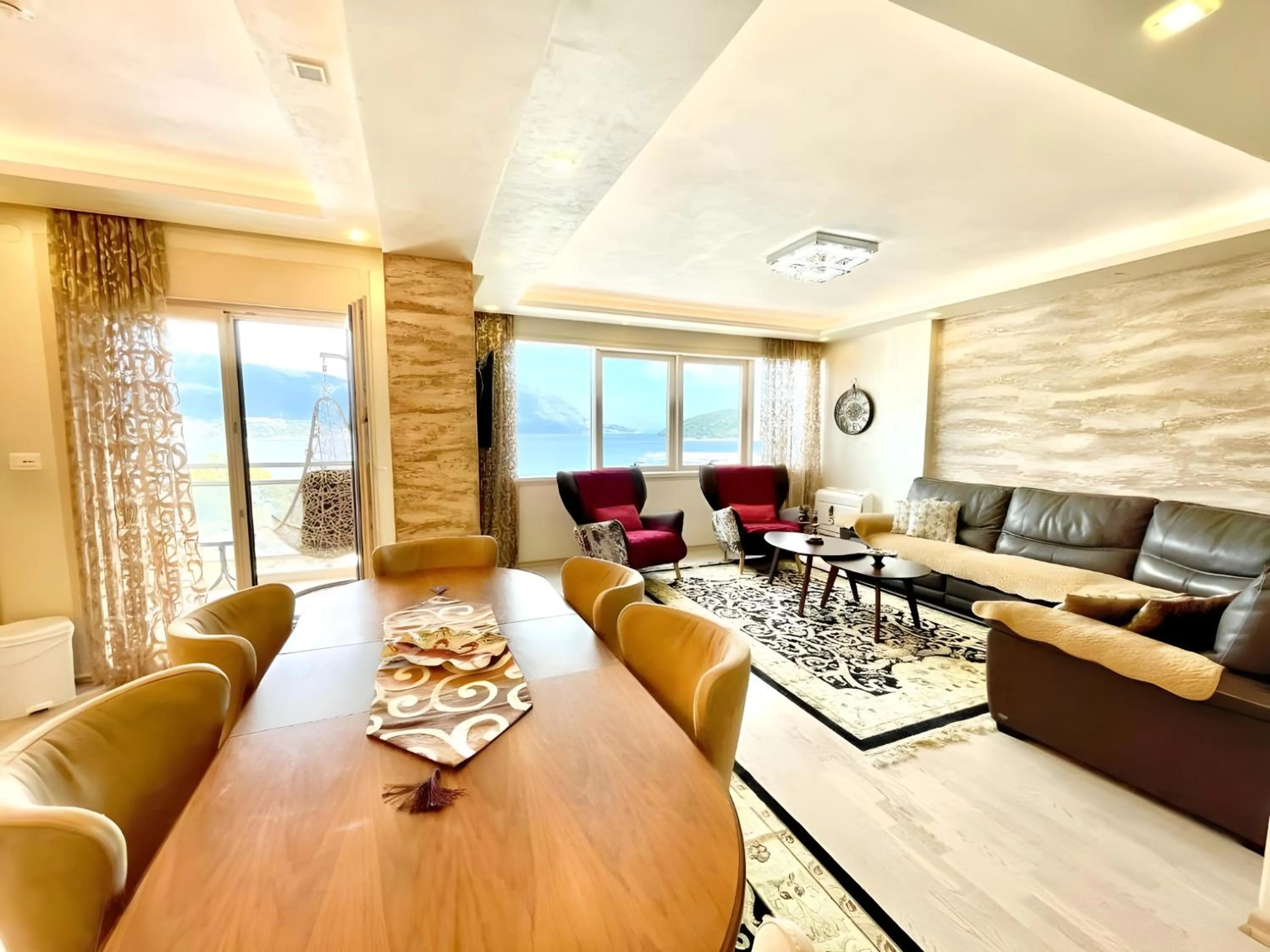 Living room in Blue Marlin Apartments