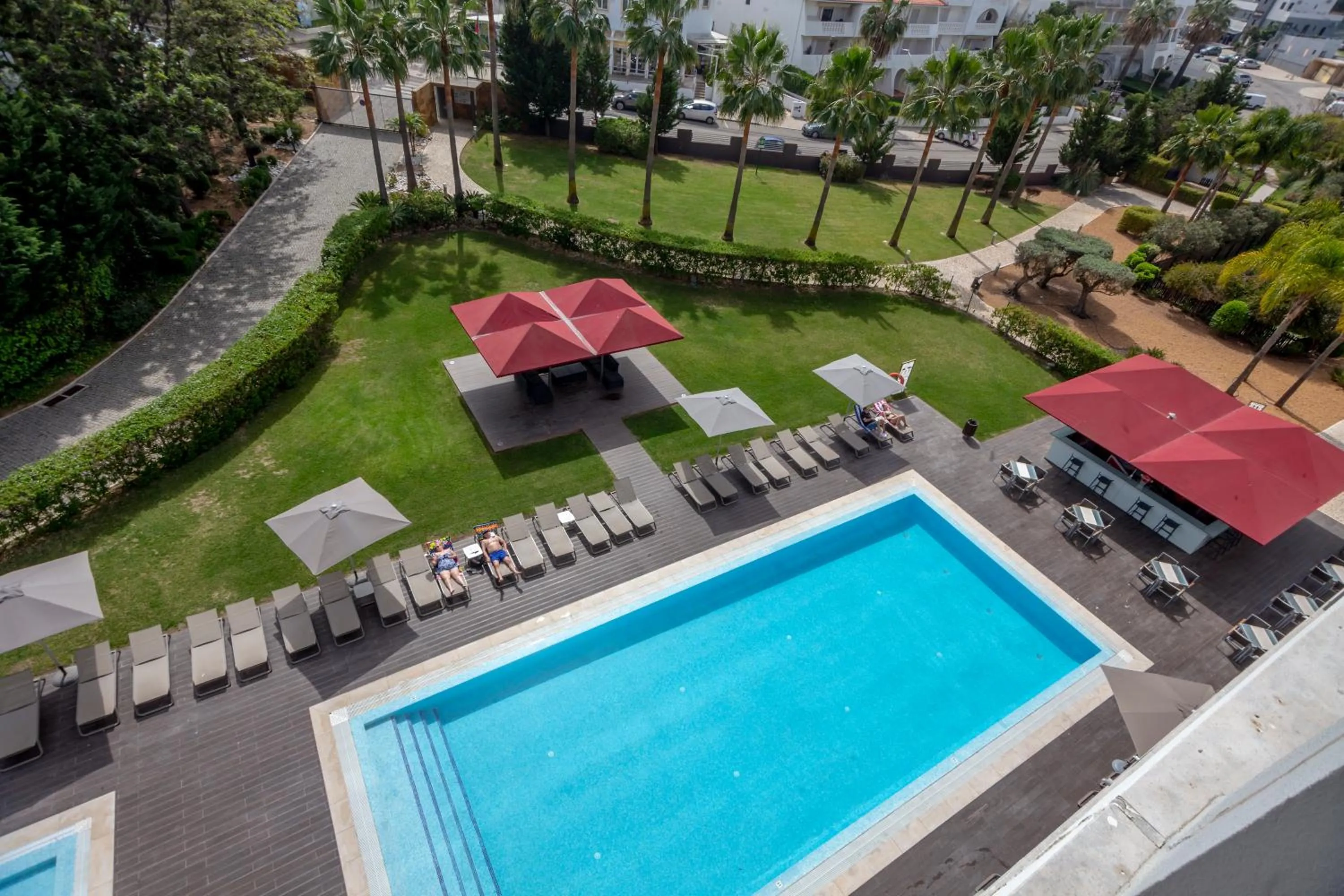 Pool view in Areias Village Beach Suite Hotel