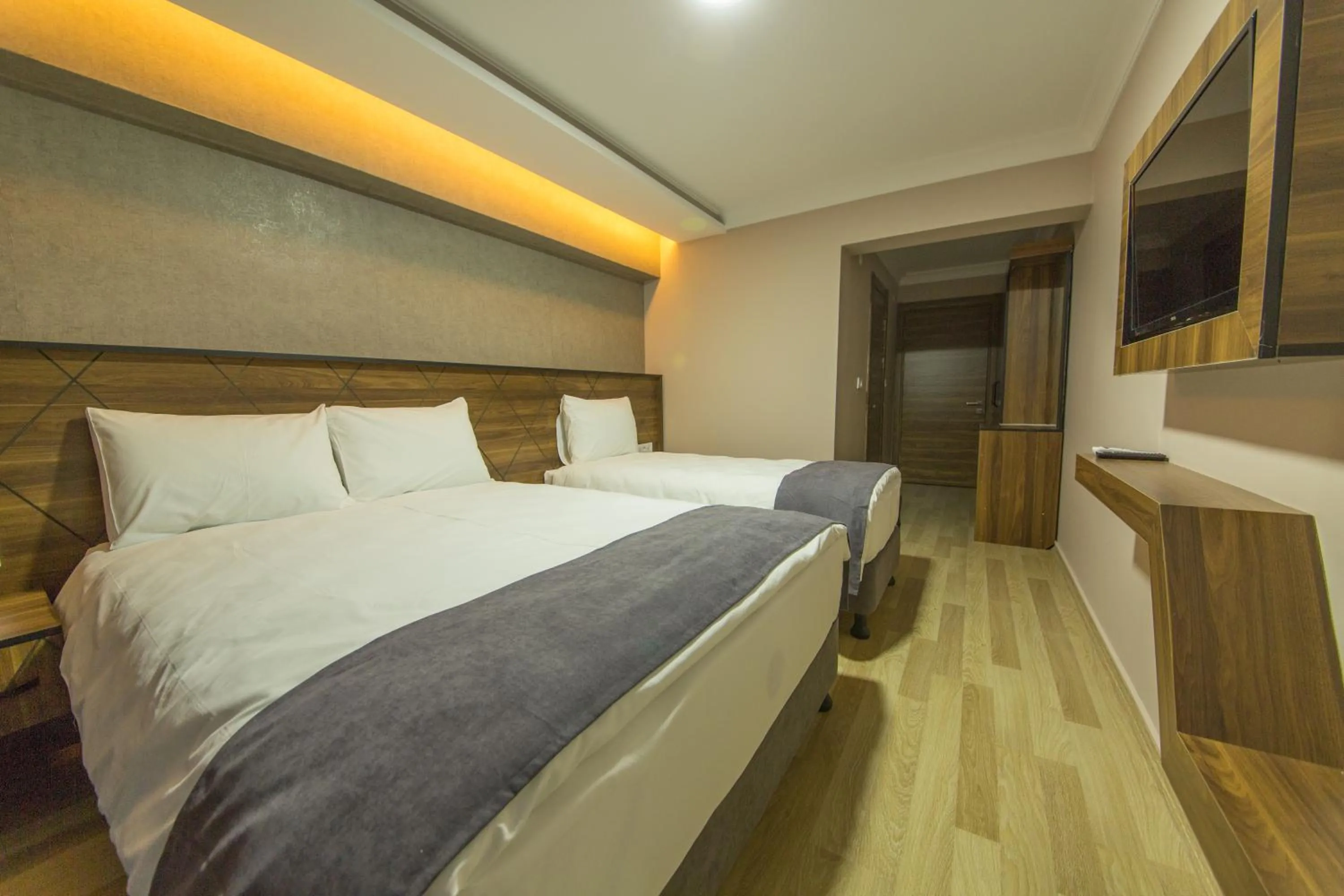 Bed in Fidanoglu Suite Hotel