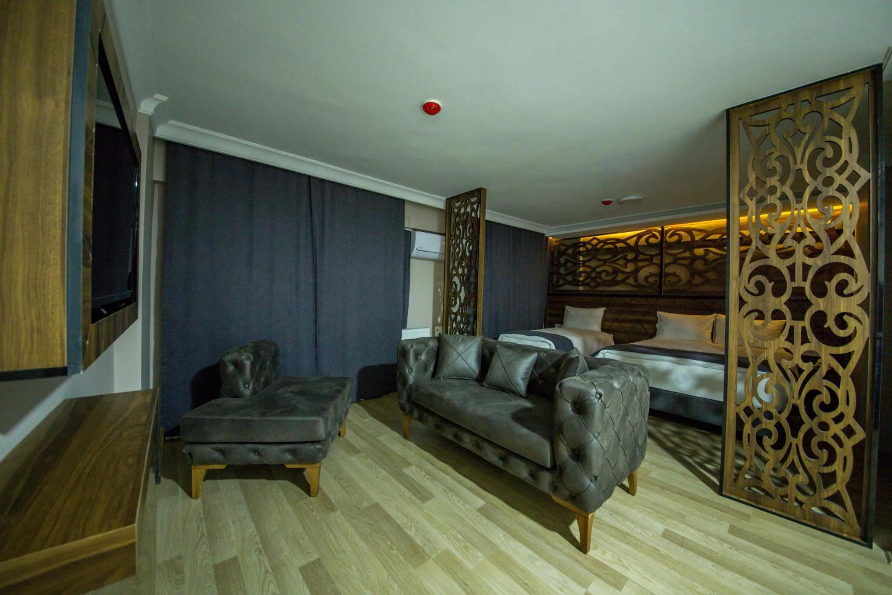 Bed in Fidanoglu Suite Hotel