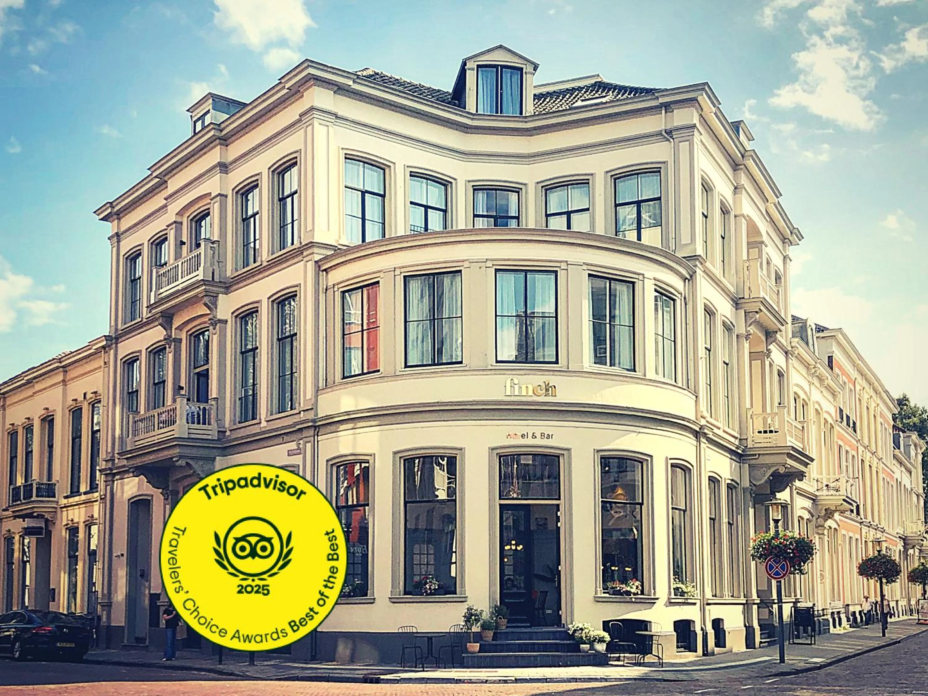 Property building in FINCH Boutique Hotel, downtown