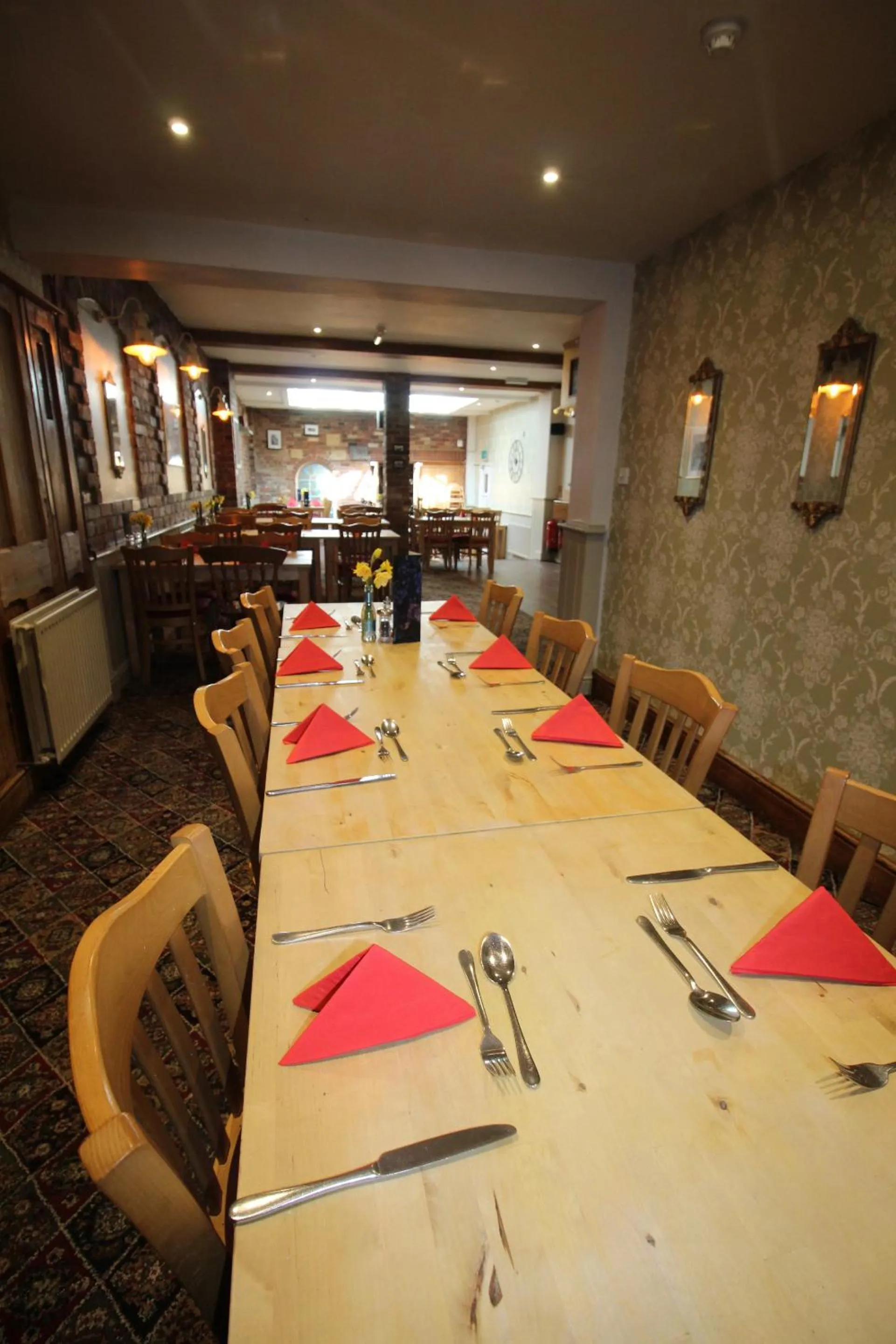 Dining area in The Clothiers Arms