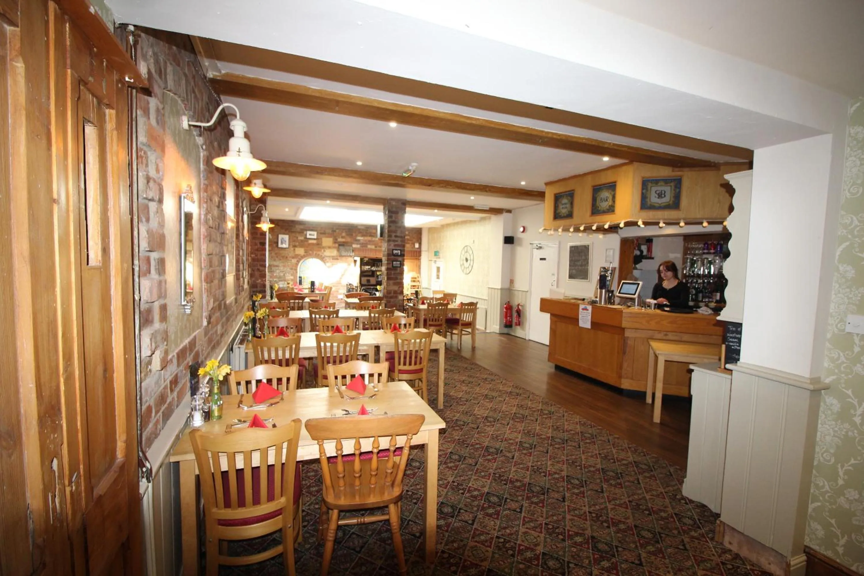 Dining area in The Clothiers Arms