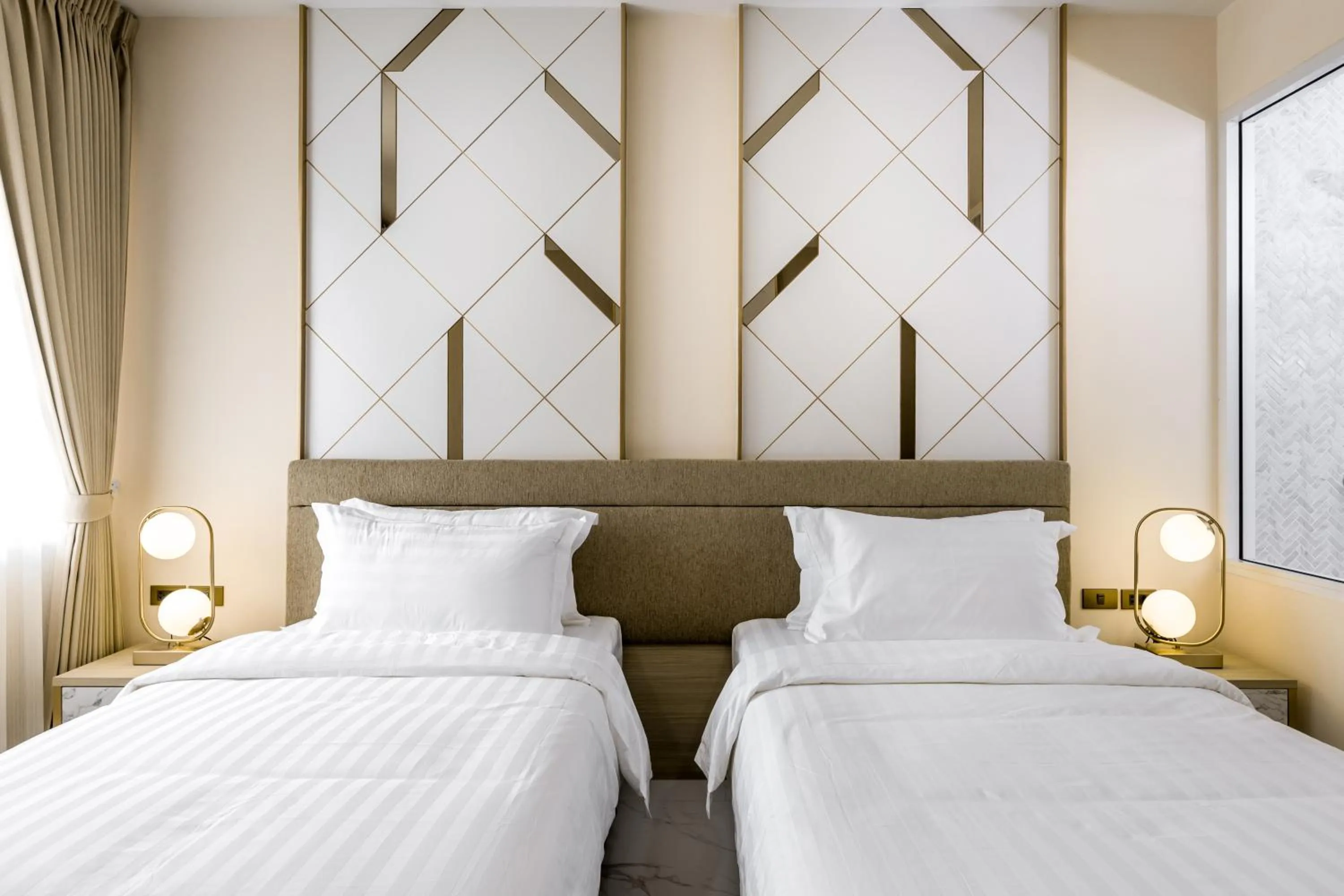 Bed in The 8 Hotel Udonthani