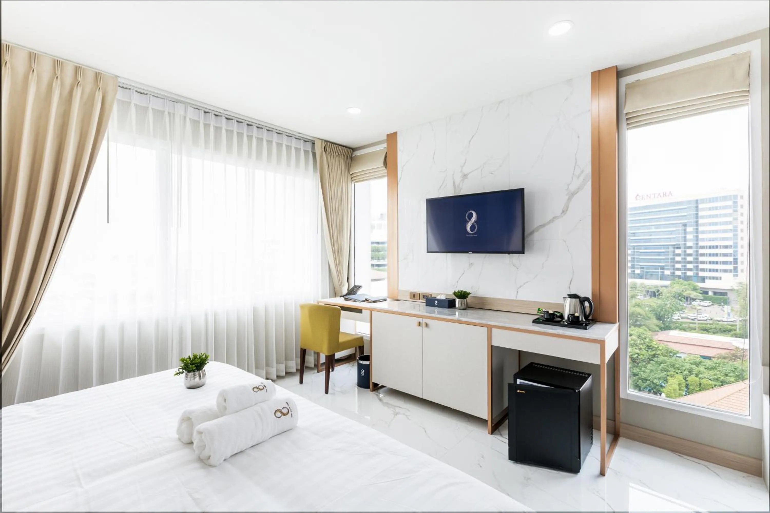 TV and multimedia, Bed in The 8 Hotel Udonthani