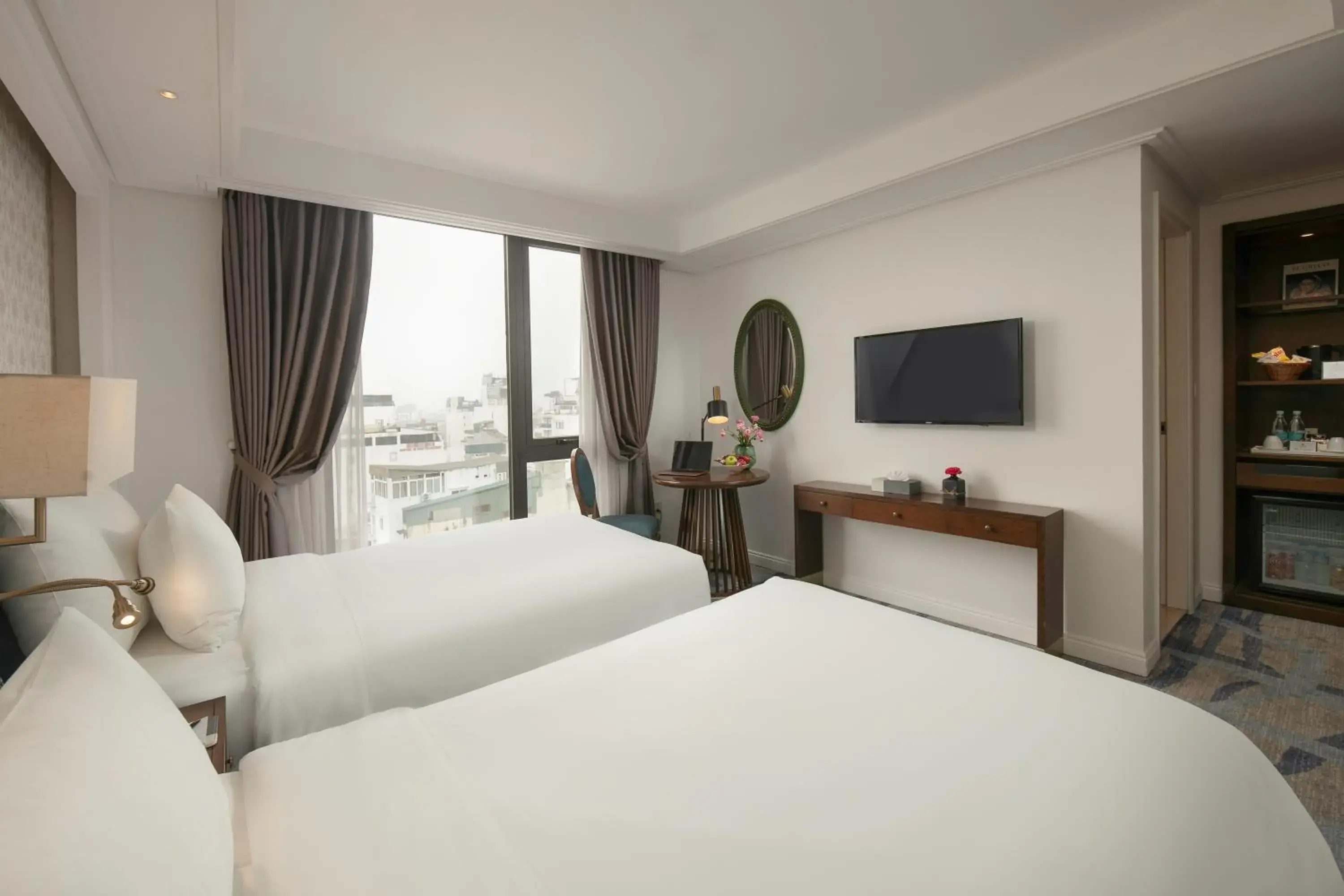 Sapphire Twin Old Quarter View in The Oriental Jade Hotel Sapphire Twin Old Quarter View in The Oriental Jade Hotel