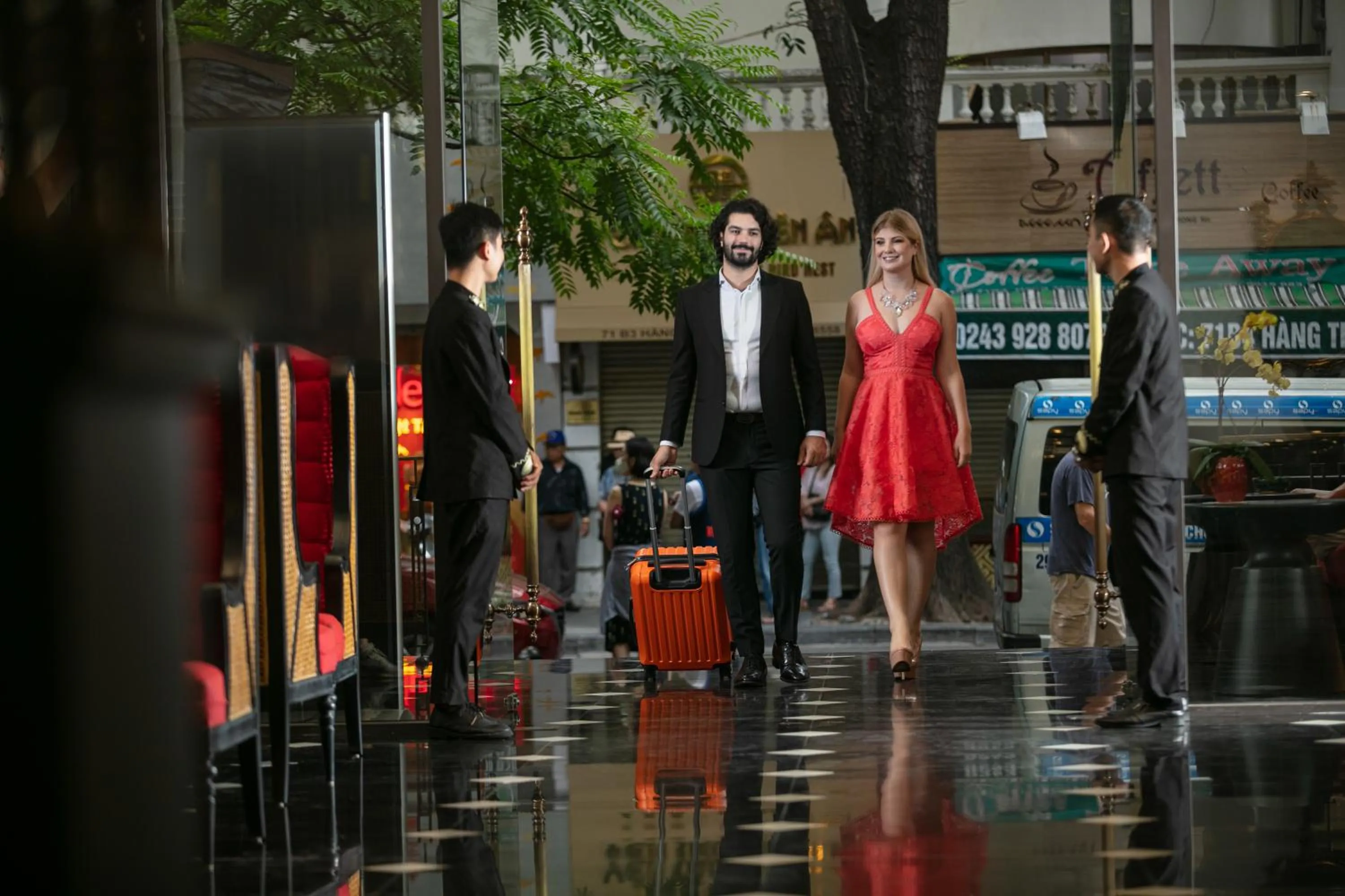 Lobby or reception in The Oriental Jade Hotel
