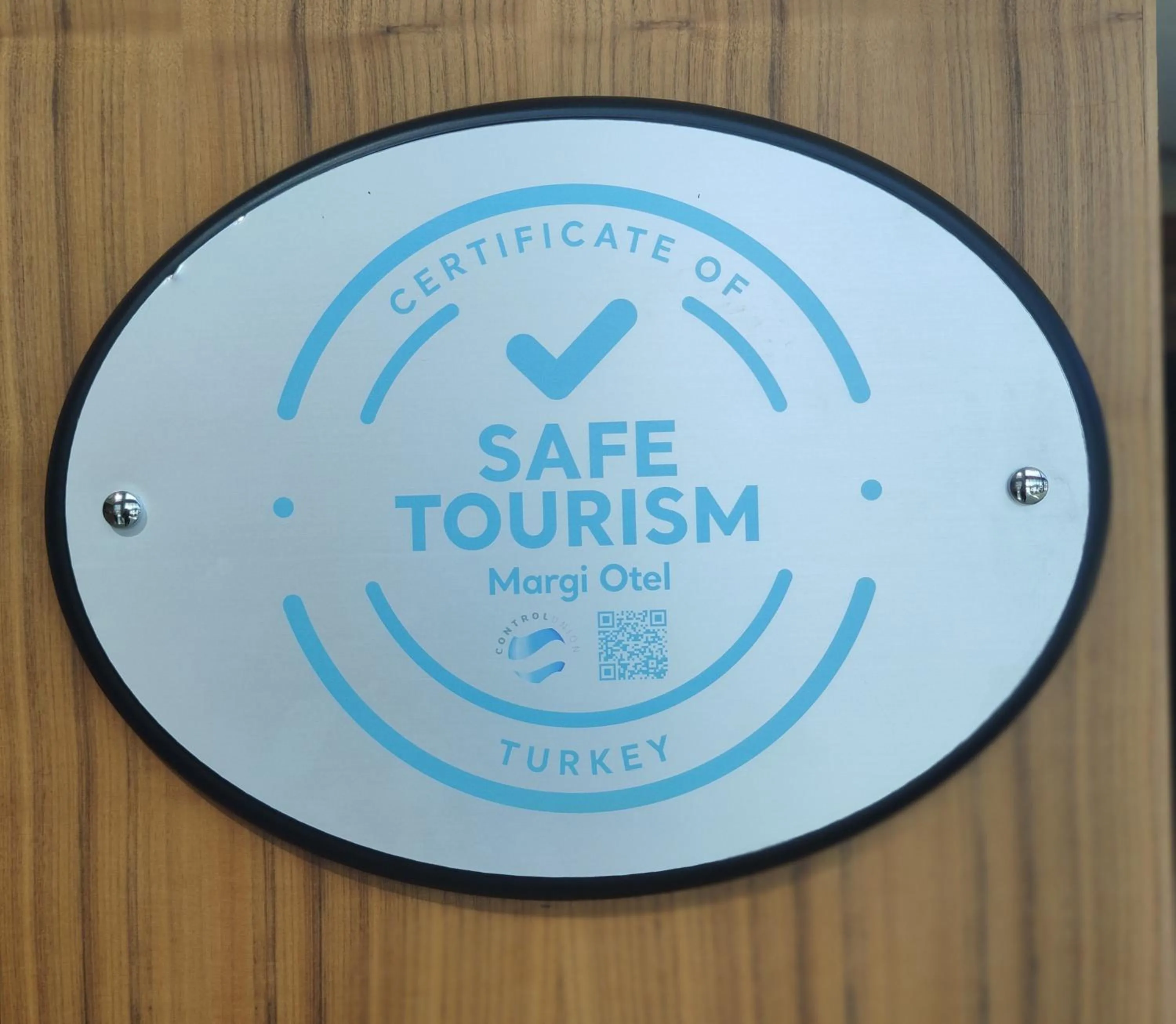 Certificate/Award in Margi Hotel