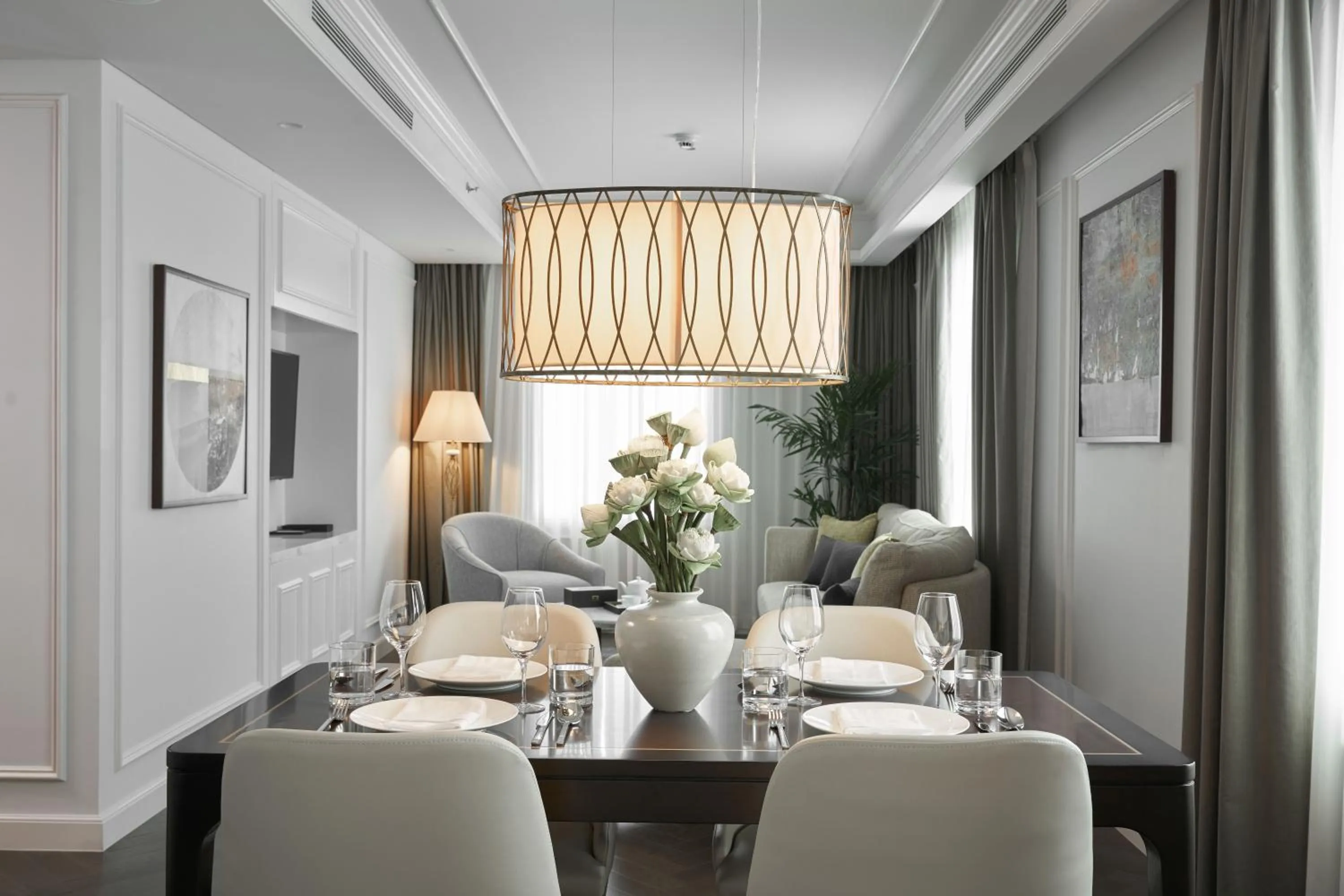 Dining area in Mai House Saigon Hotel