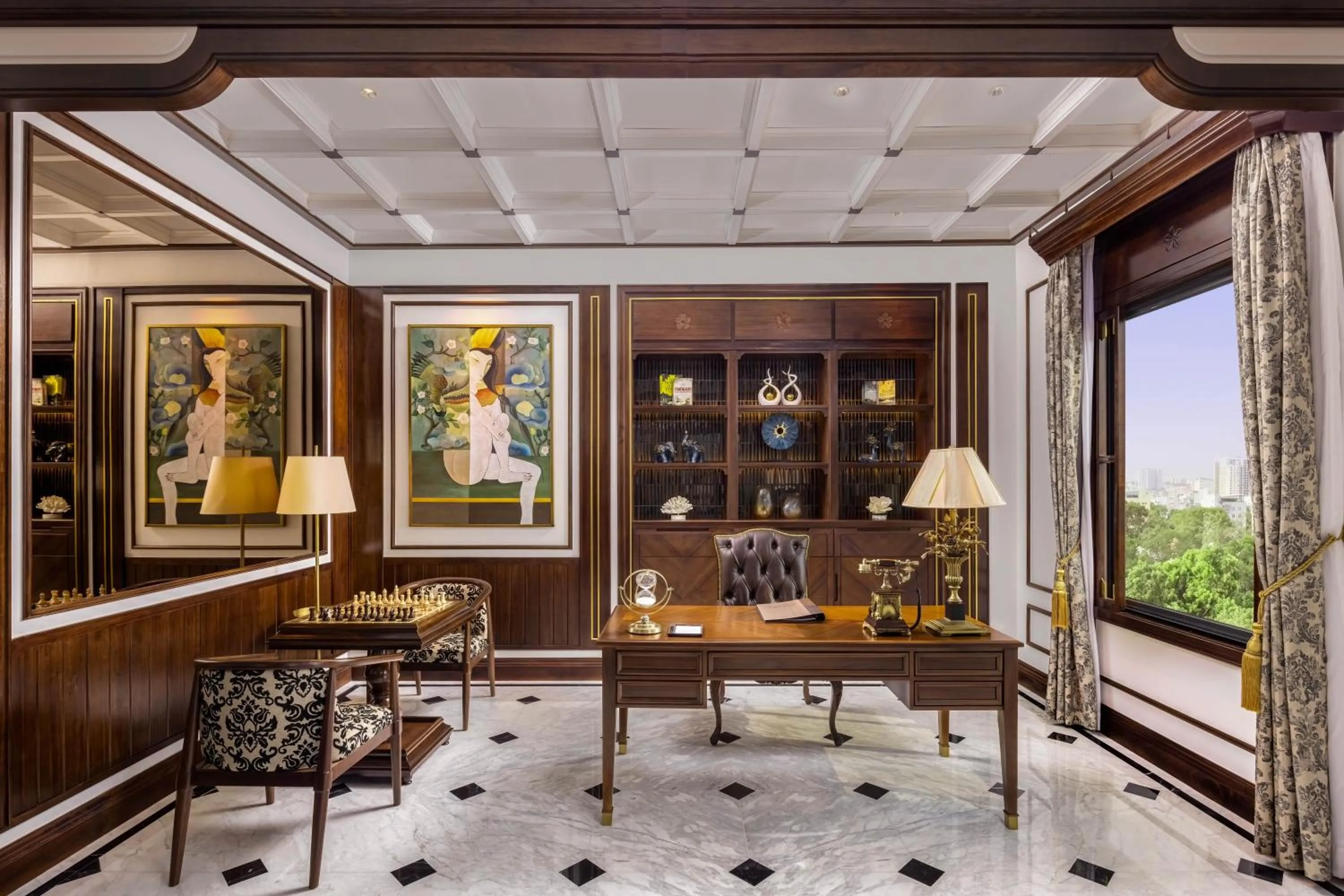 Living room in Mai House Saigon Hotel