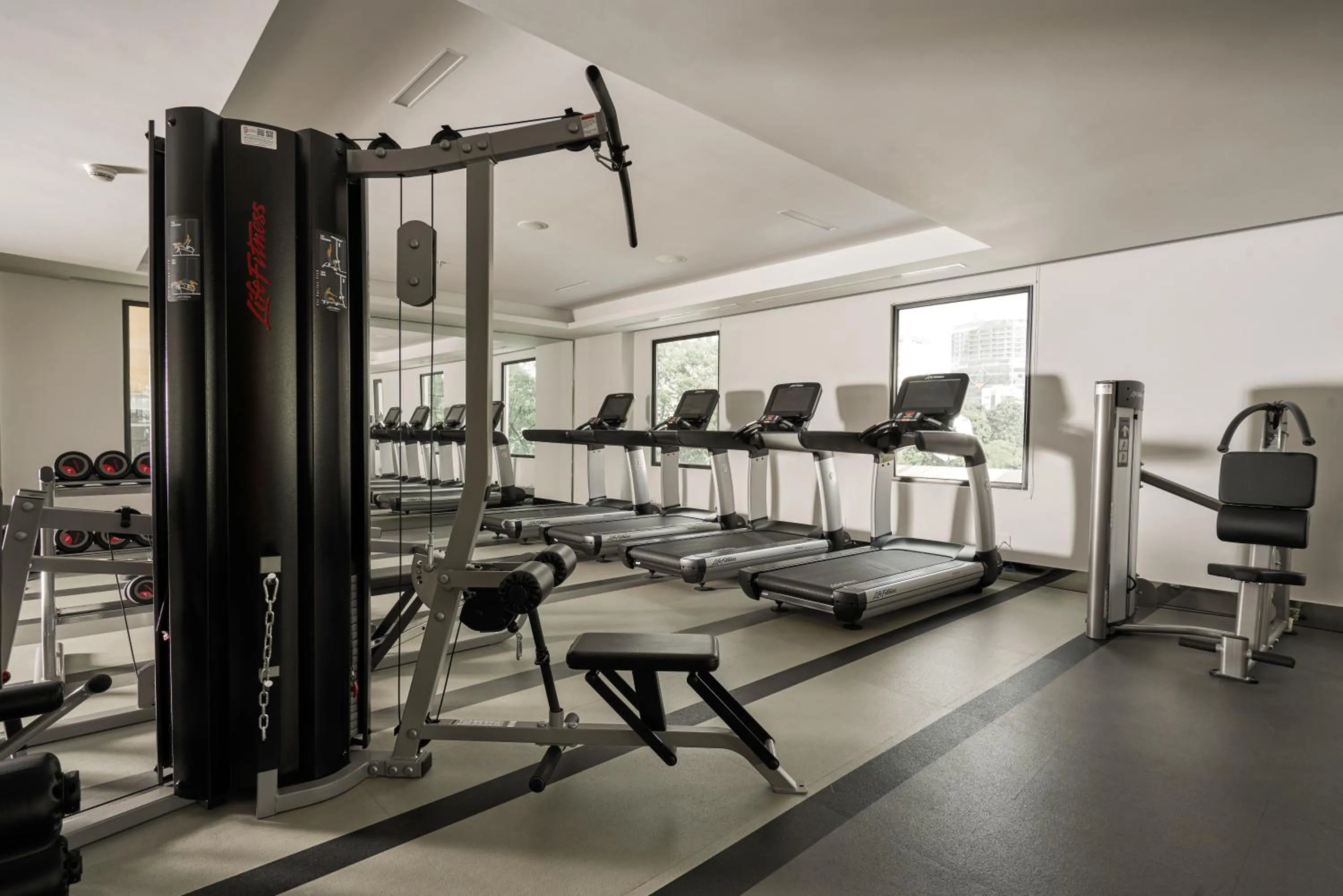 Fitness centre/facilities in Mai House Saigon Hotel
