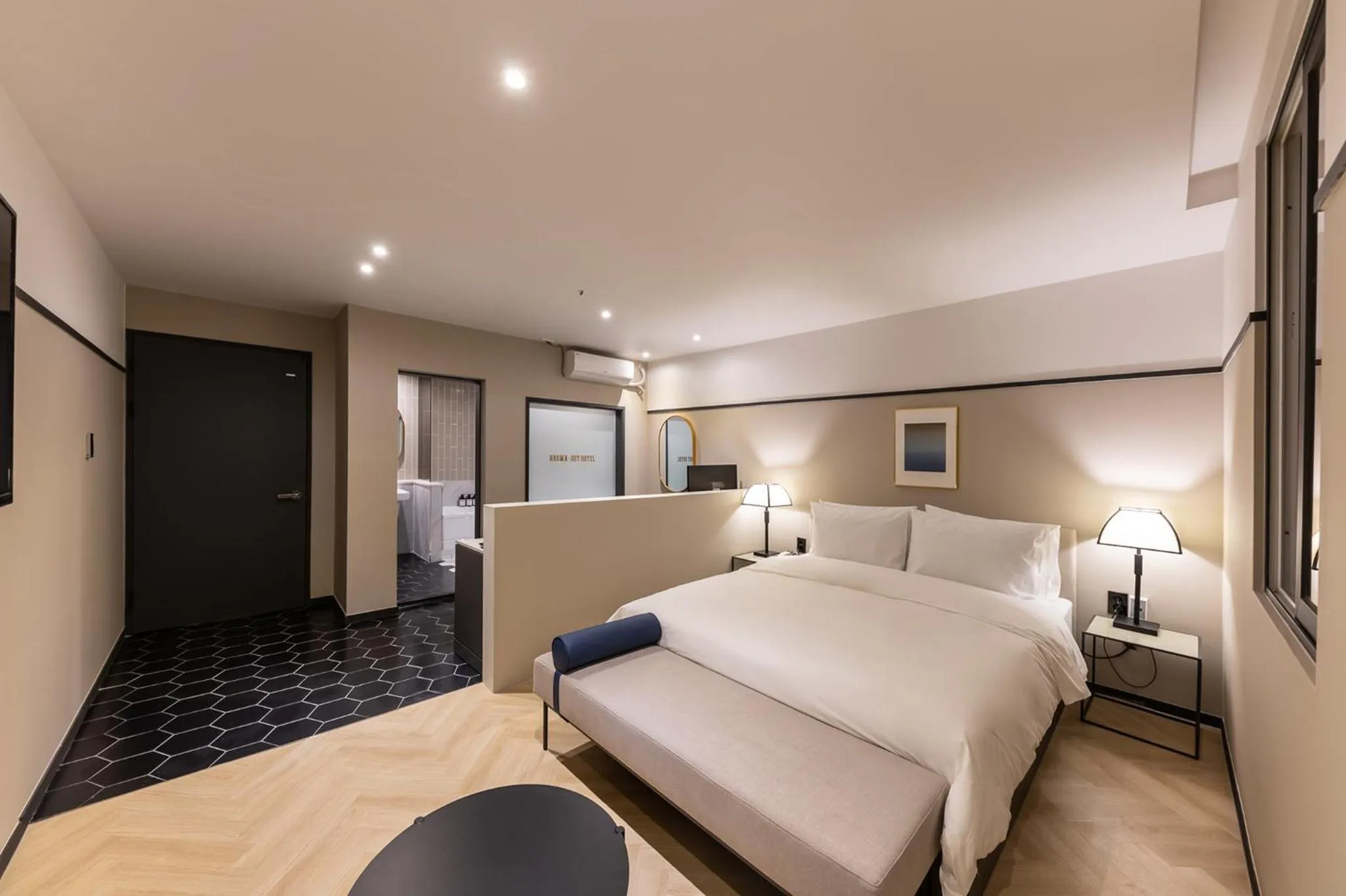 Bed in Brown Dot Hotel Seong Seo