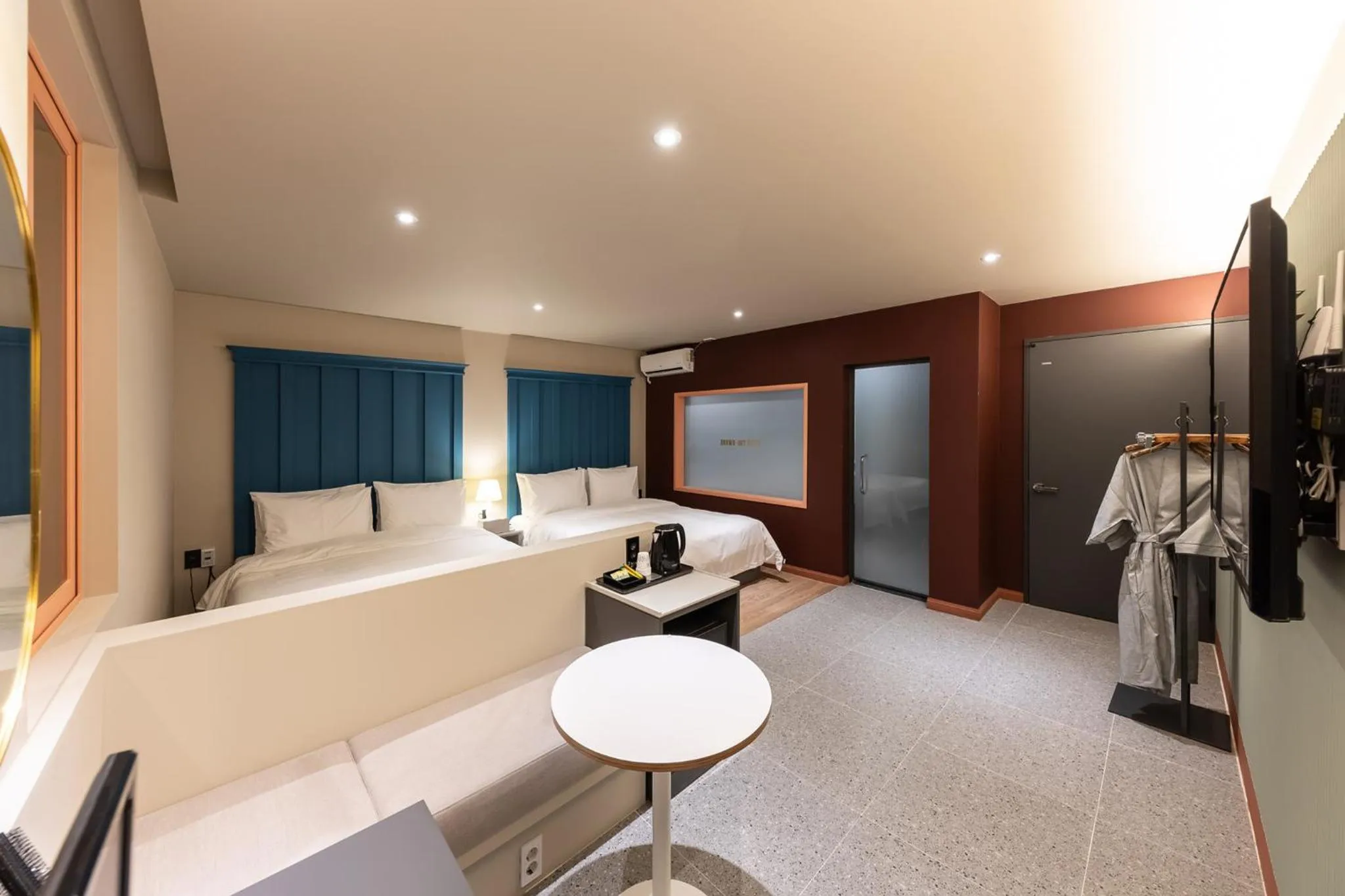 Bed in Brown Dot Hotel Seong Seo