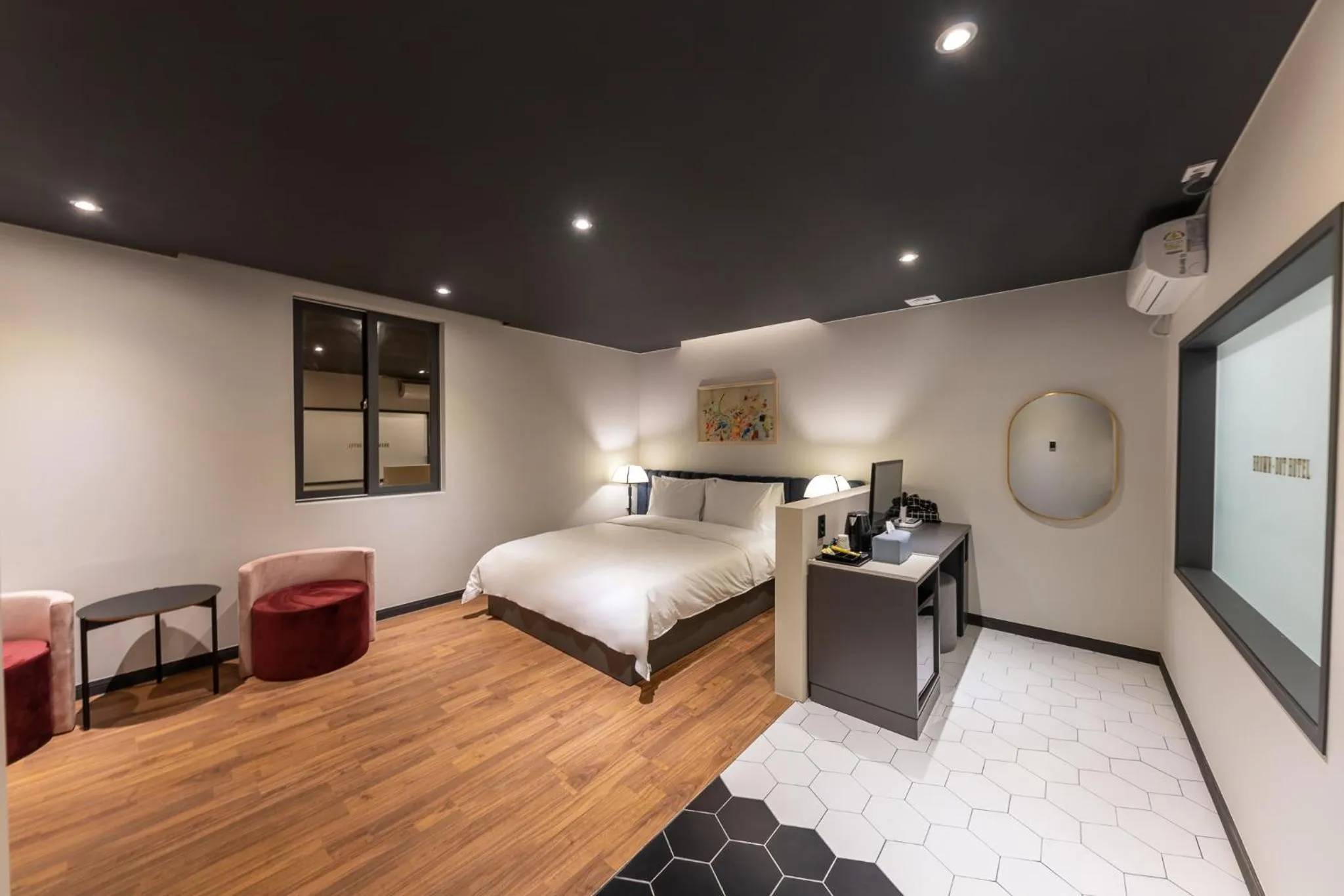 Bed in Brown Dot Hotel Seong Seo