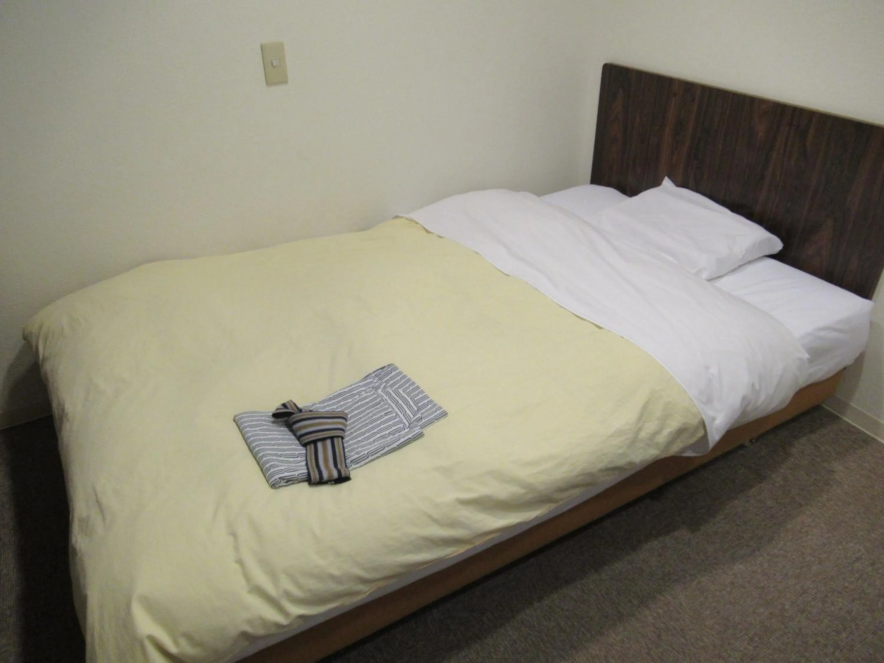 Bed in Hotel Crown Hills Kitami Annex