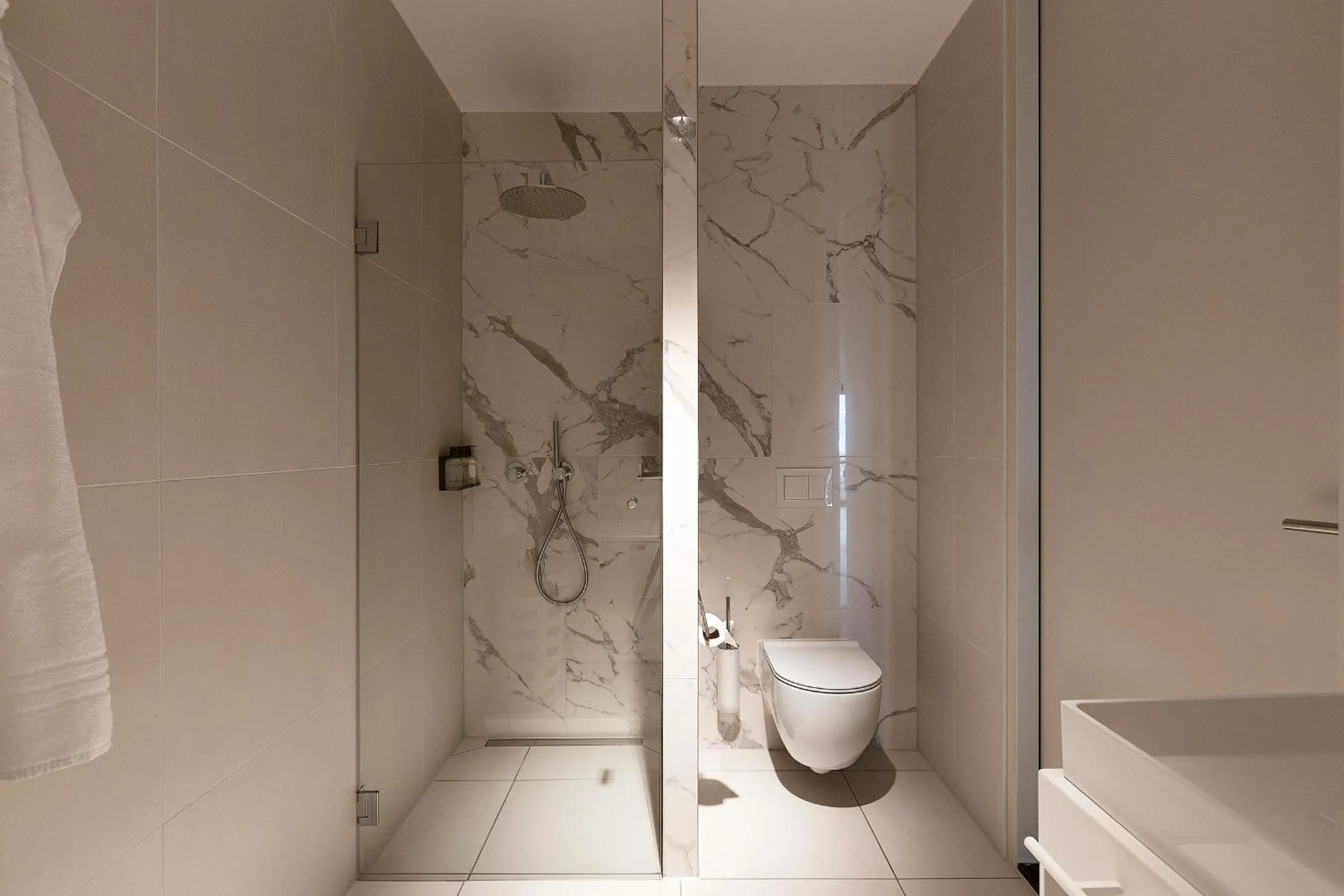 Shower in Maris Apartments