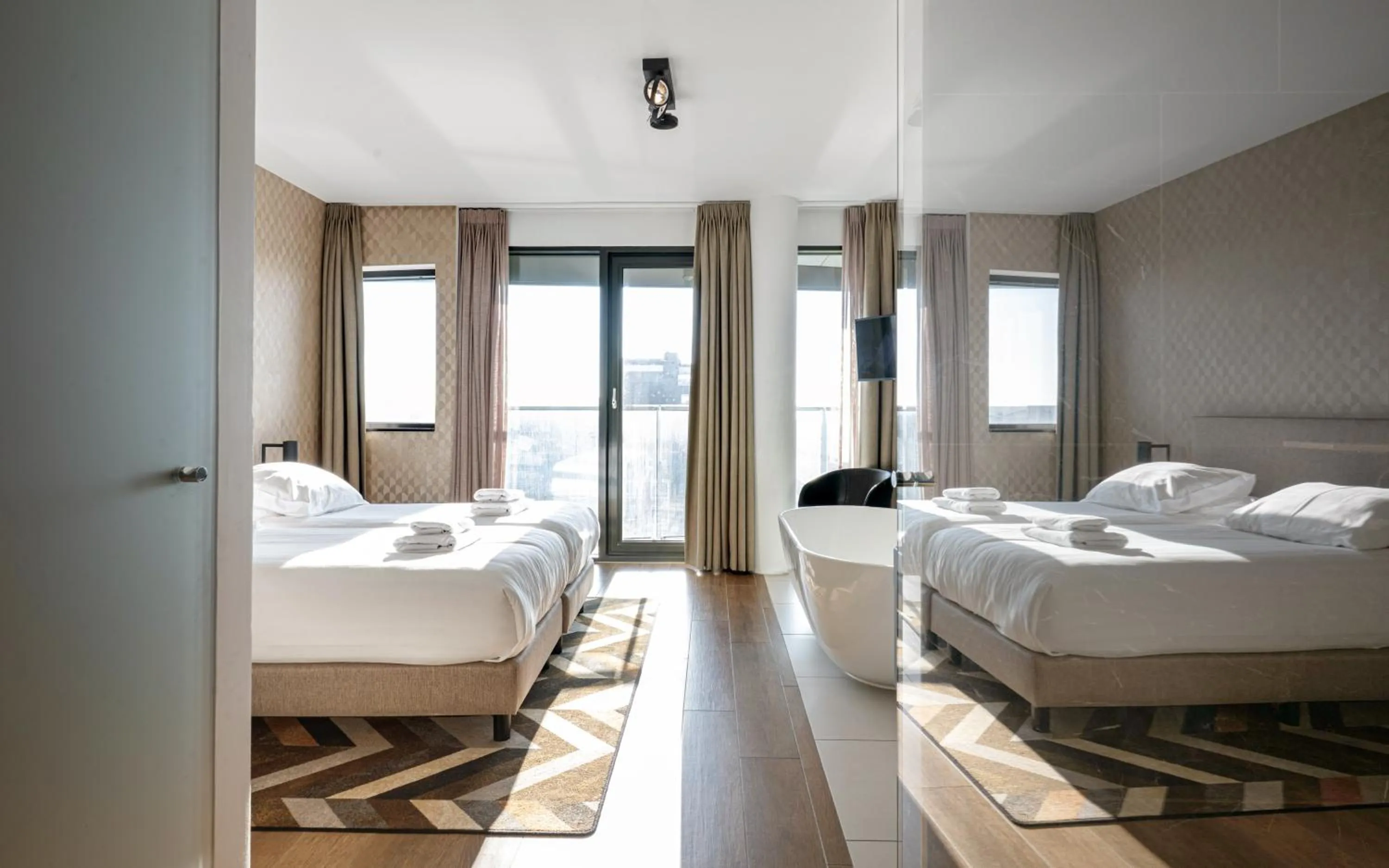 Bedroom, Bed in Maris Apartments