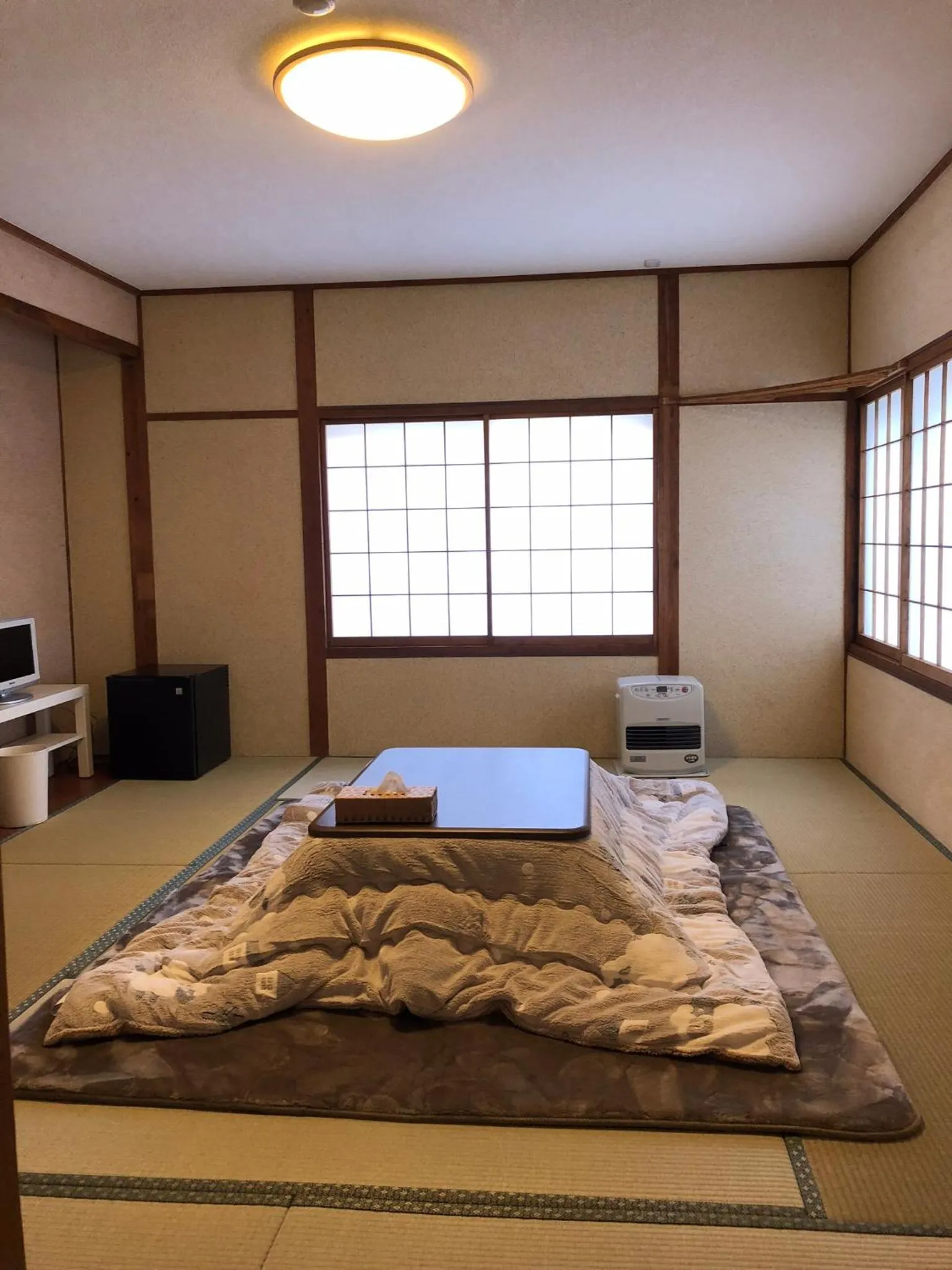 Bed in Oyado Zen
