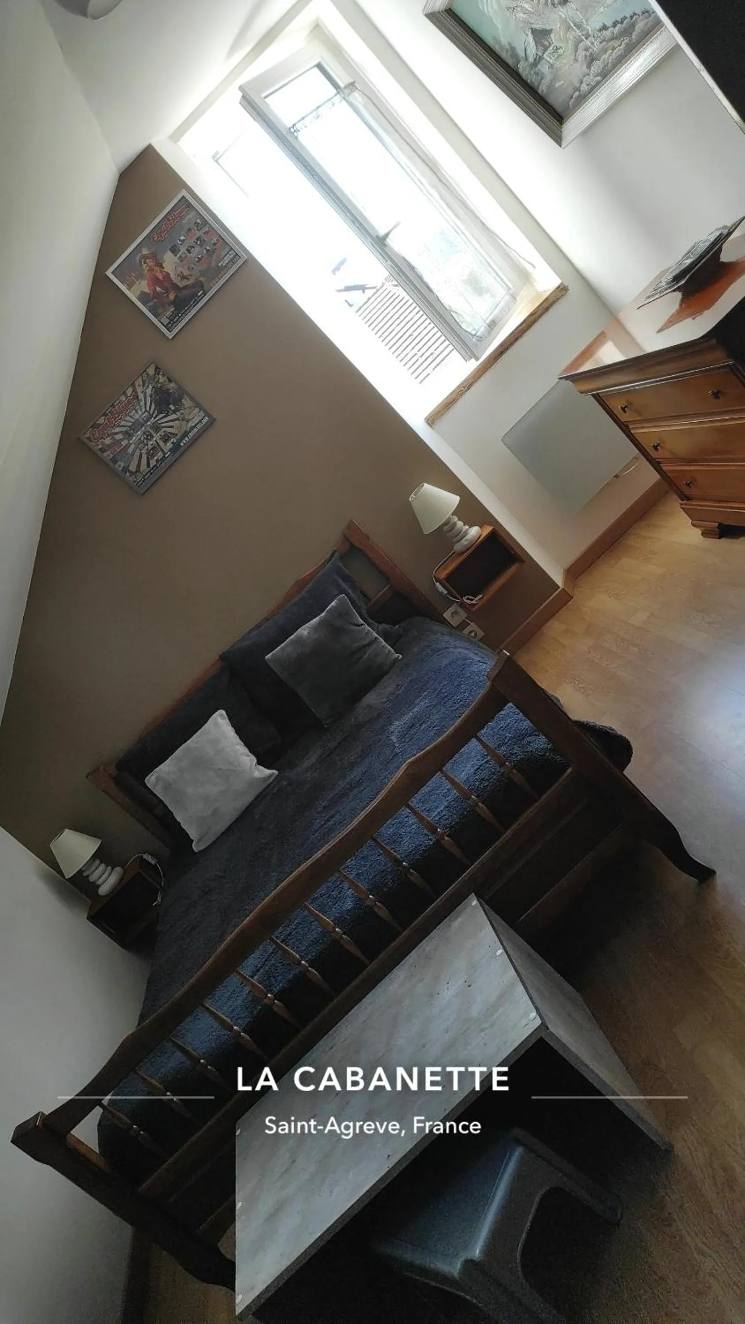 Bedroom, Bed in La Cabanette