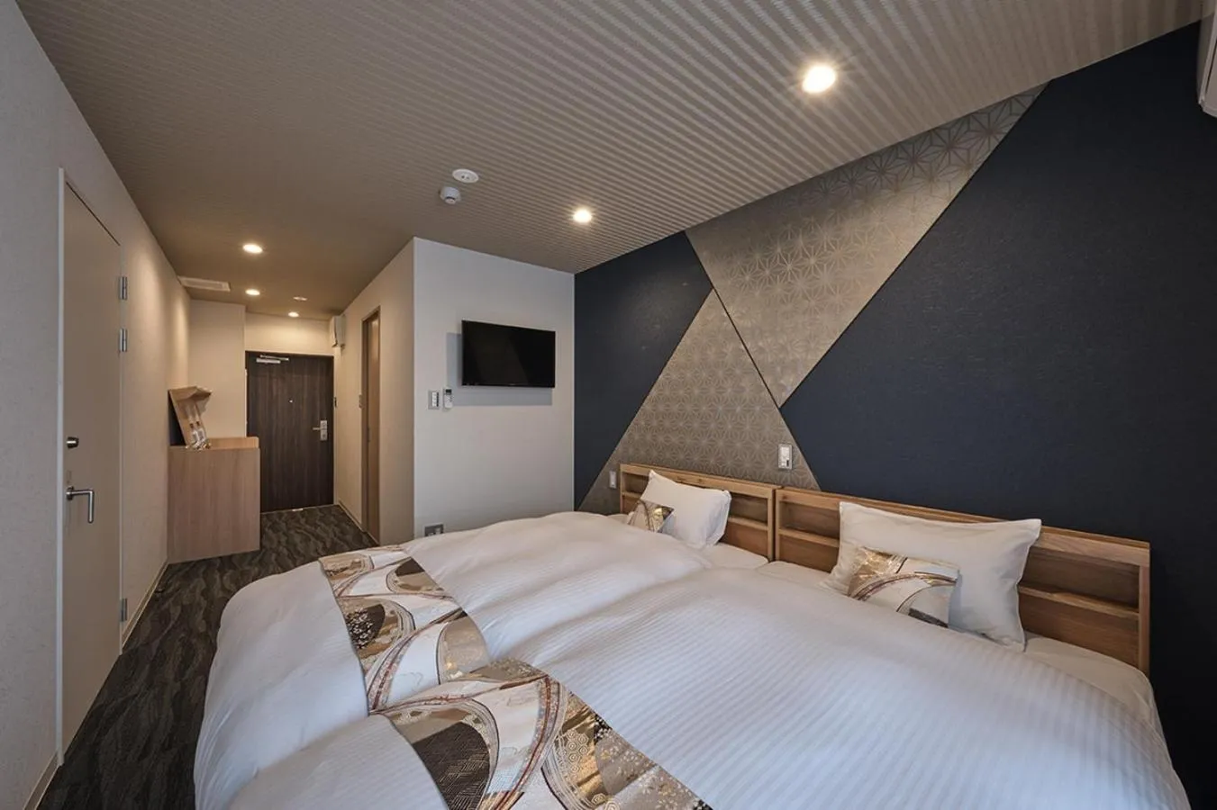 Bed in Stay SAKURA Kyoto Matsuri