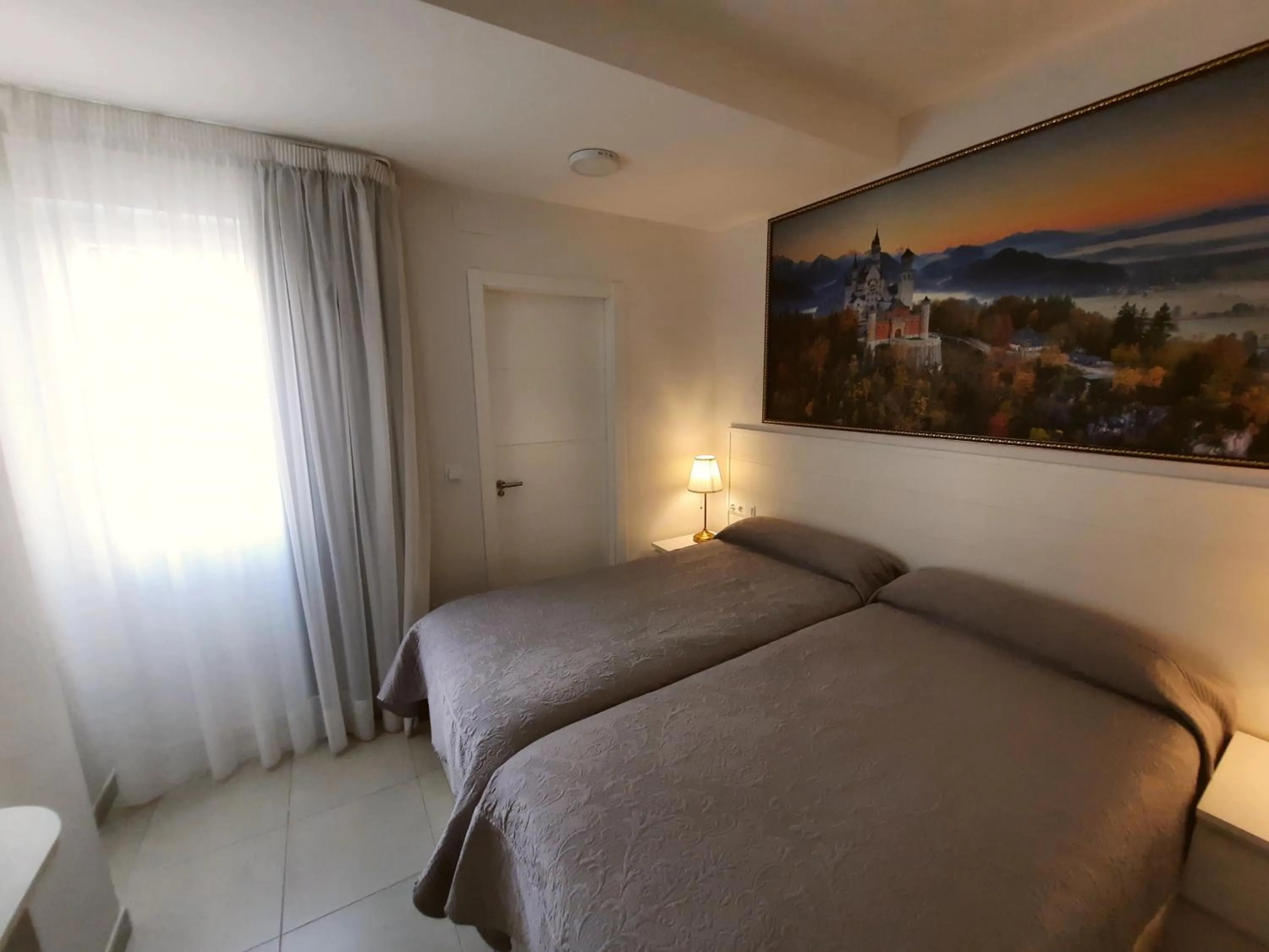 Bed in Hotel Maravillas del Mundo